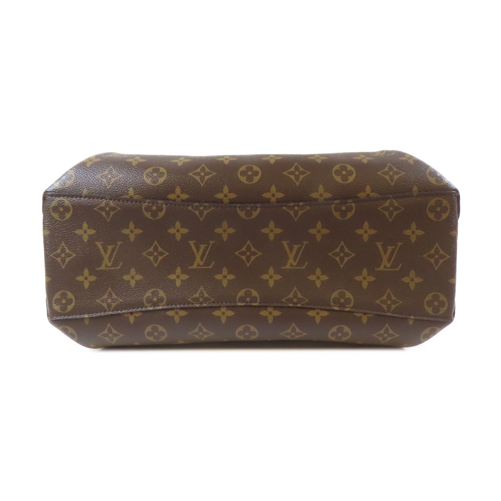 LOUIS VUITTON Monogram Rivoli MM 2 Way Shoulder金扣手挽肩背兩用袋啡色