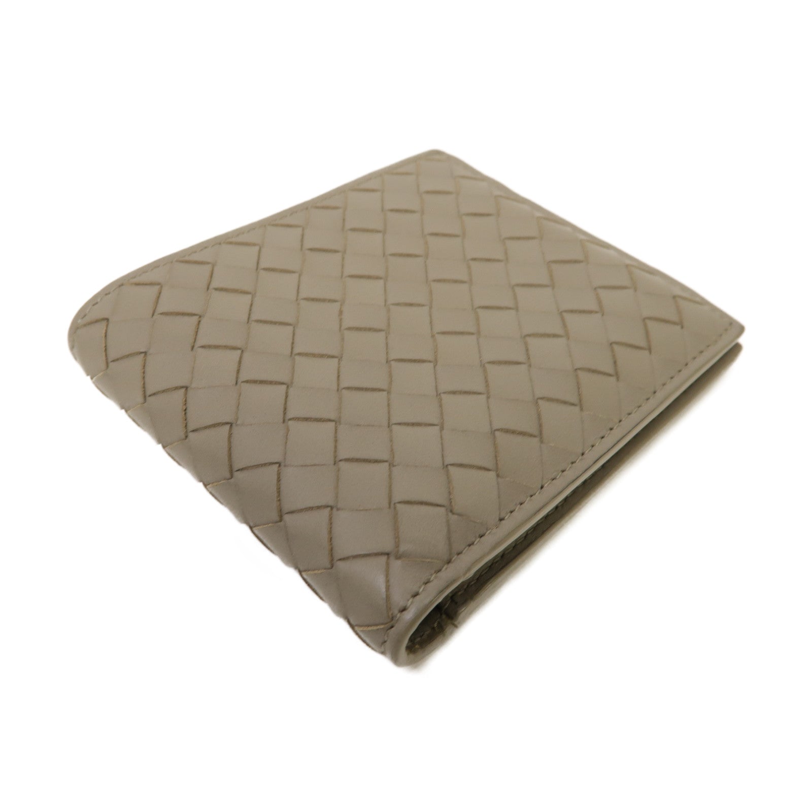 BOTTEGA VENETA 【激減優惠】織紋皮革Wallet錢包灰色