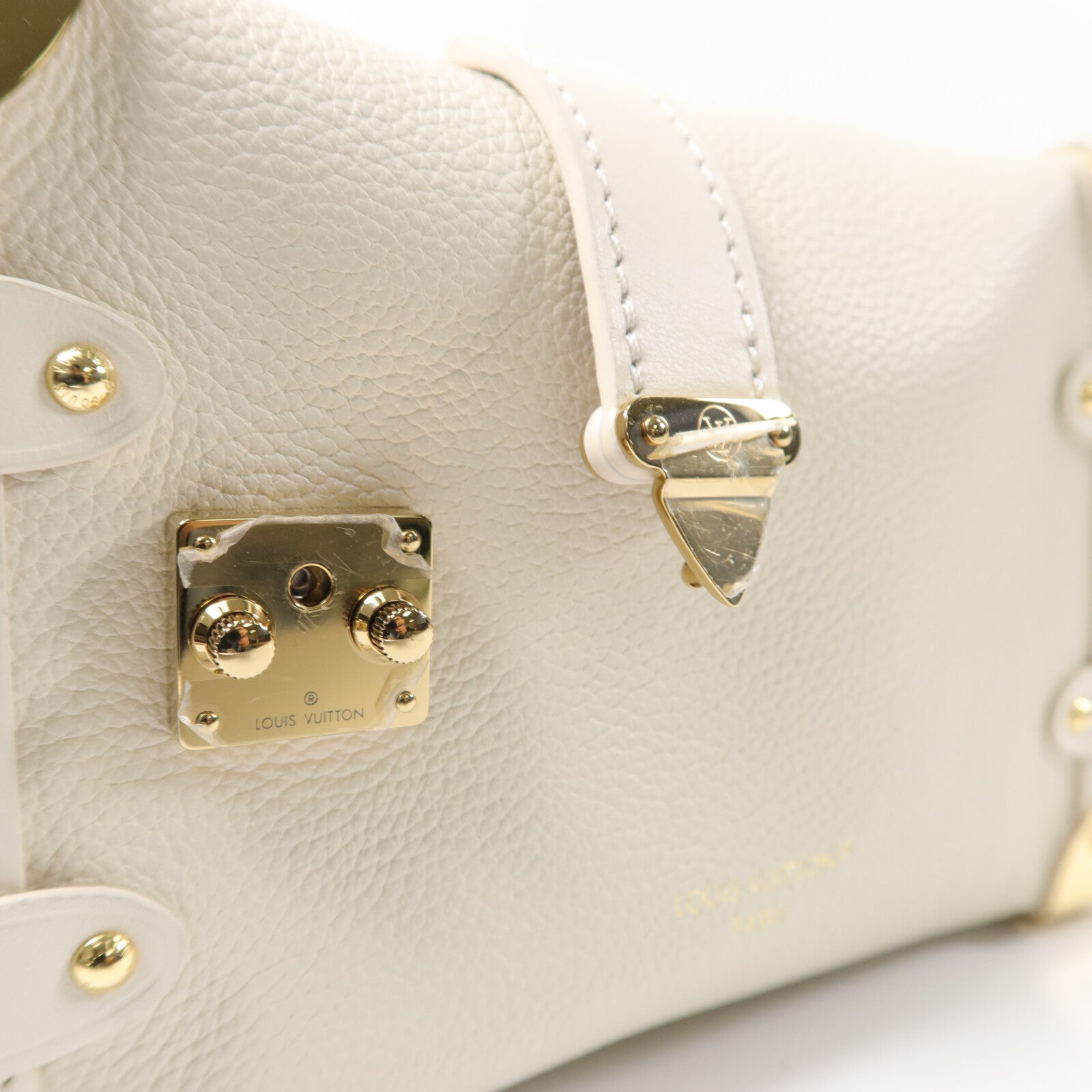LOUIS VUITTON 牛皮皮革Side Trunk PM手挽肩背兩用袋