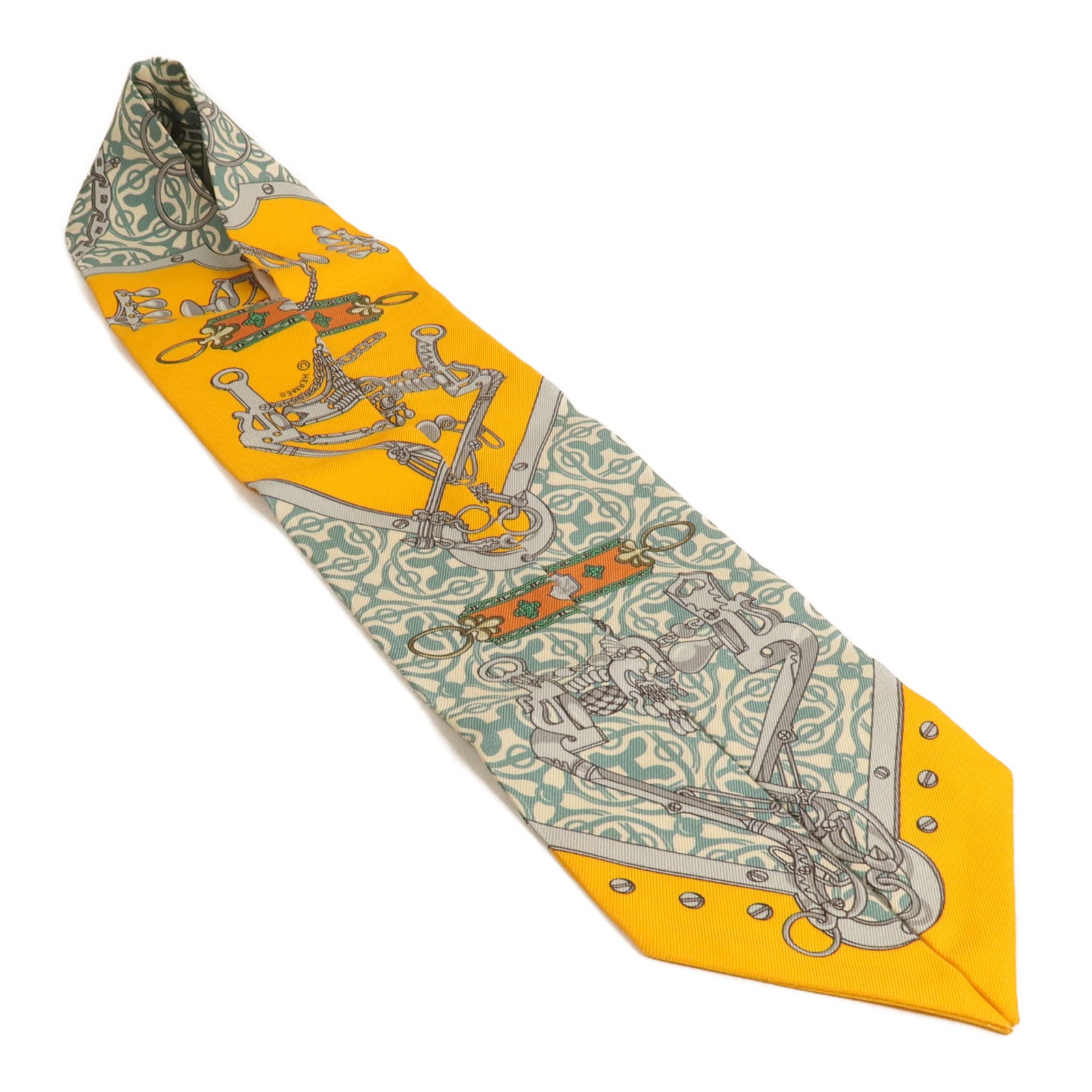 HERMES 絲質Twilly絲巾