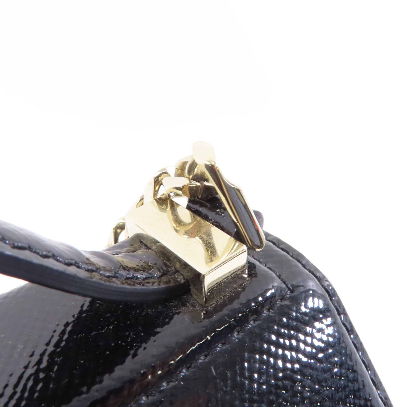 GIVENCHY 牛皮皮革2 Way Shoulder金扣手挽肩背兩用袋黑色