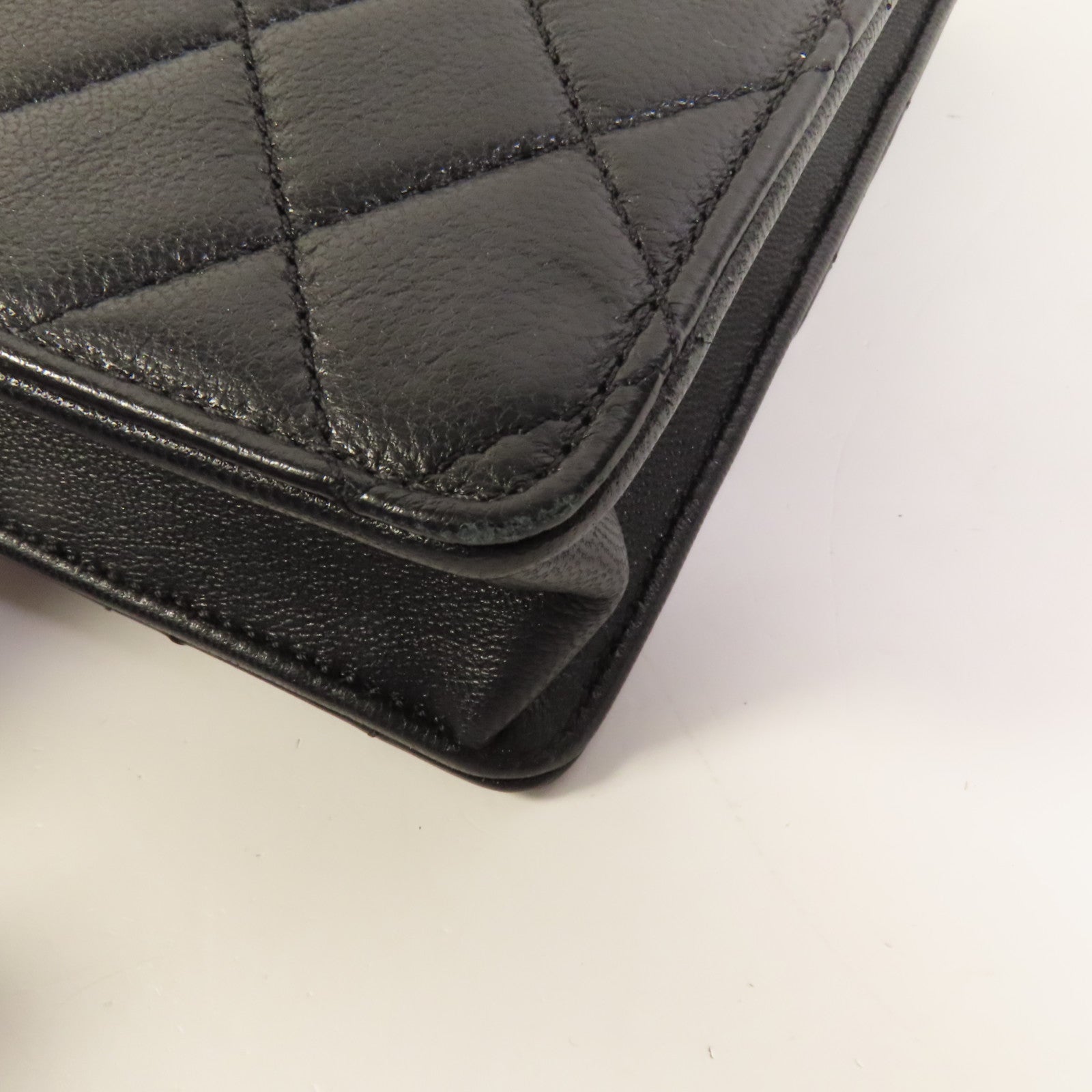CHANEL 羊皮皮革Matelasse Pearl金扣鏈帶肩背袋