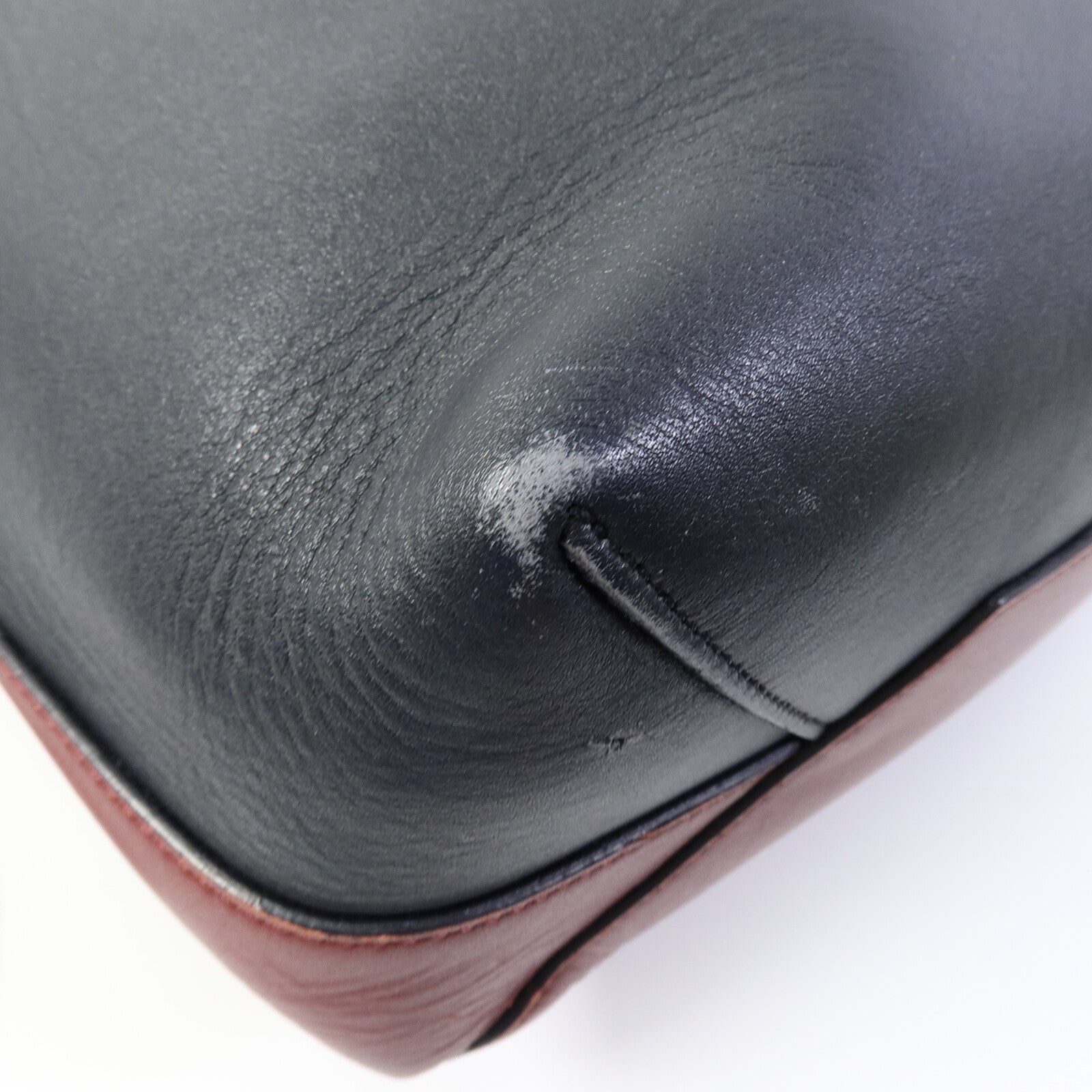 CELINE 牛皮皮革Twisted Cabas肩背袋