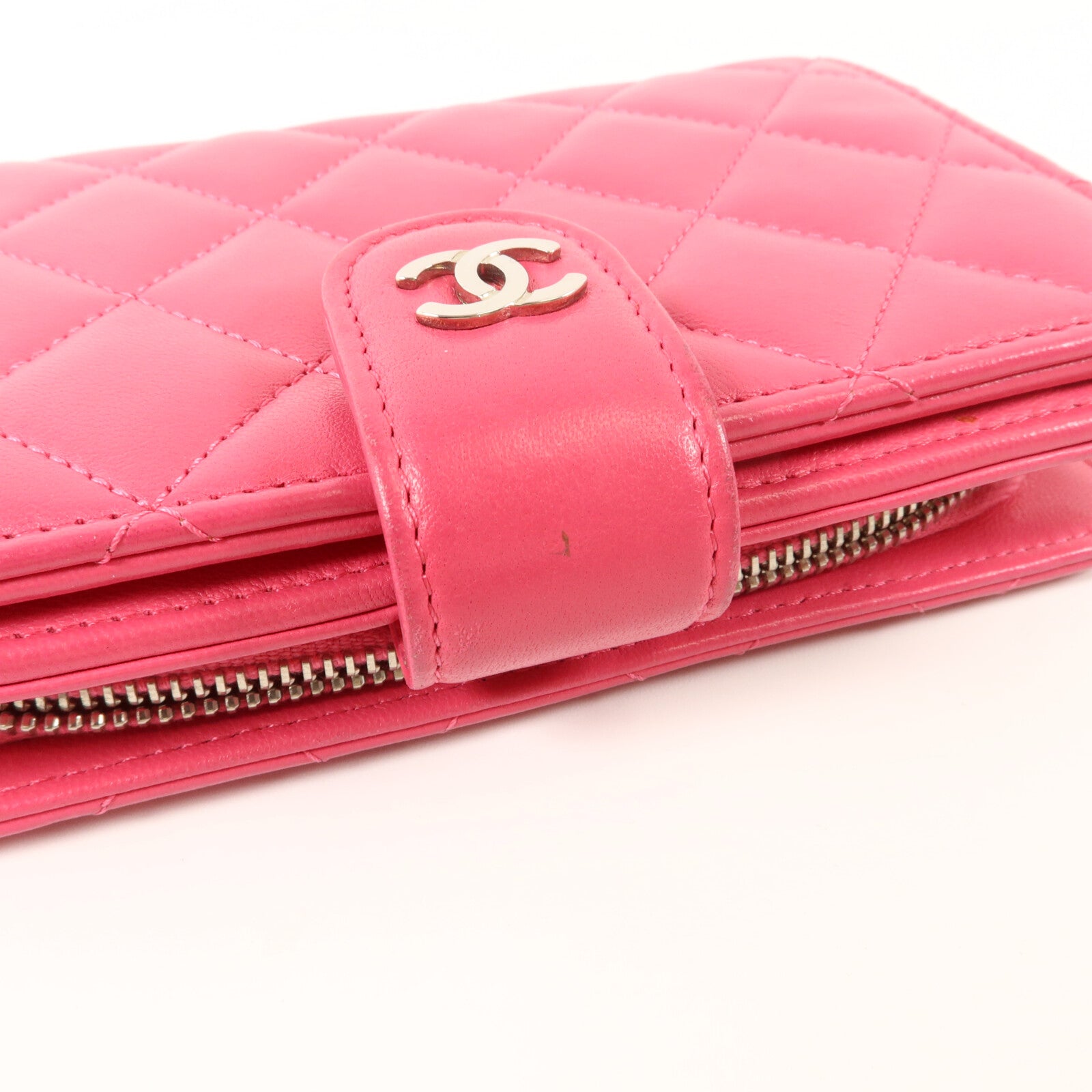 CHANEL 羊皮皮革Bifold Wallet錢包