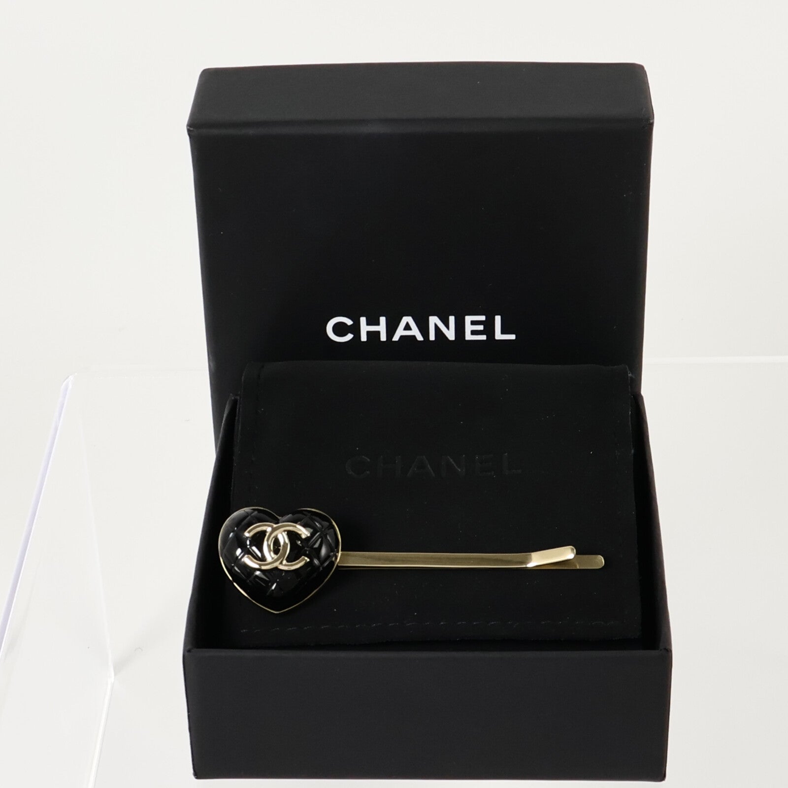 CHANEL PVC/金屬Hair Clip髮夾