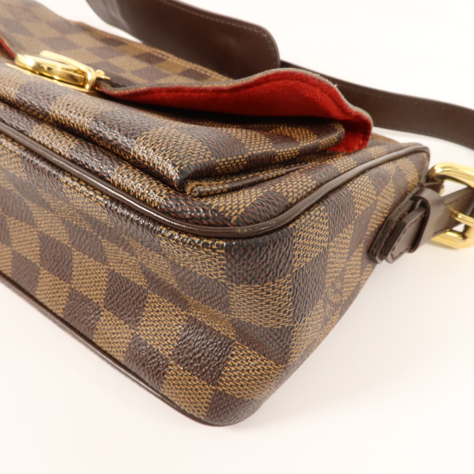 LOUIS VUITTON Damier Ravello GM金扣肩背袋