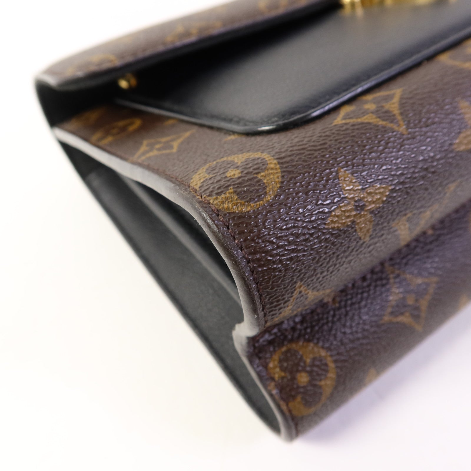 LOUIS VUITTON Monogram Victoire金扣鏈帶肩背袋