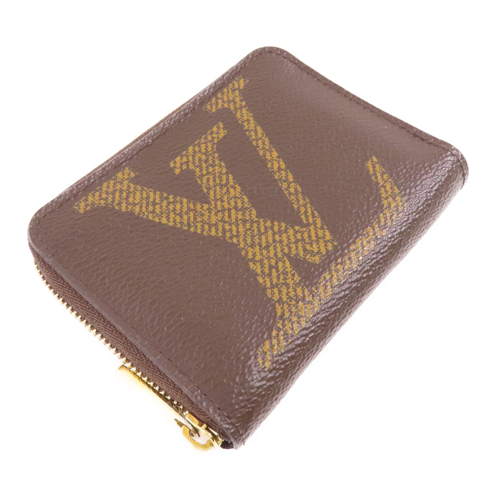 LOUIS VUITTON Monogram Giant Zippy Coin Purse金扣零錢包