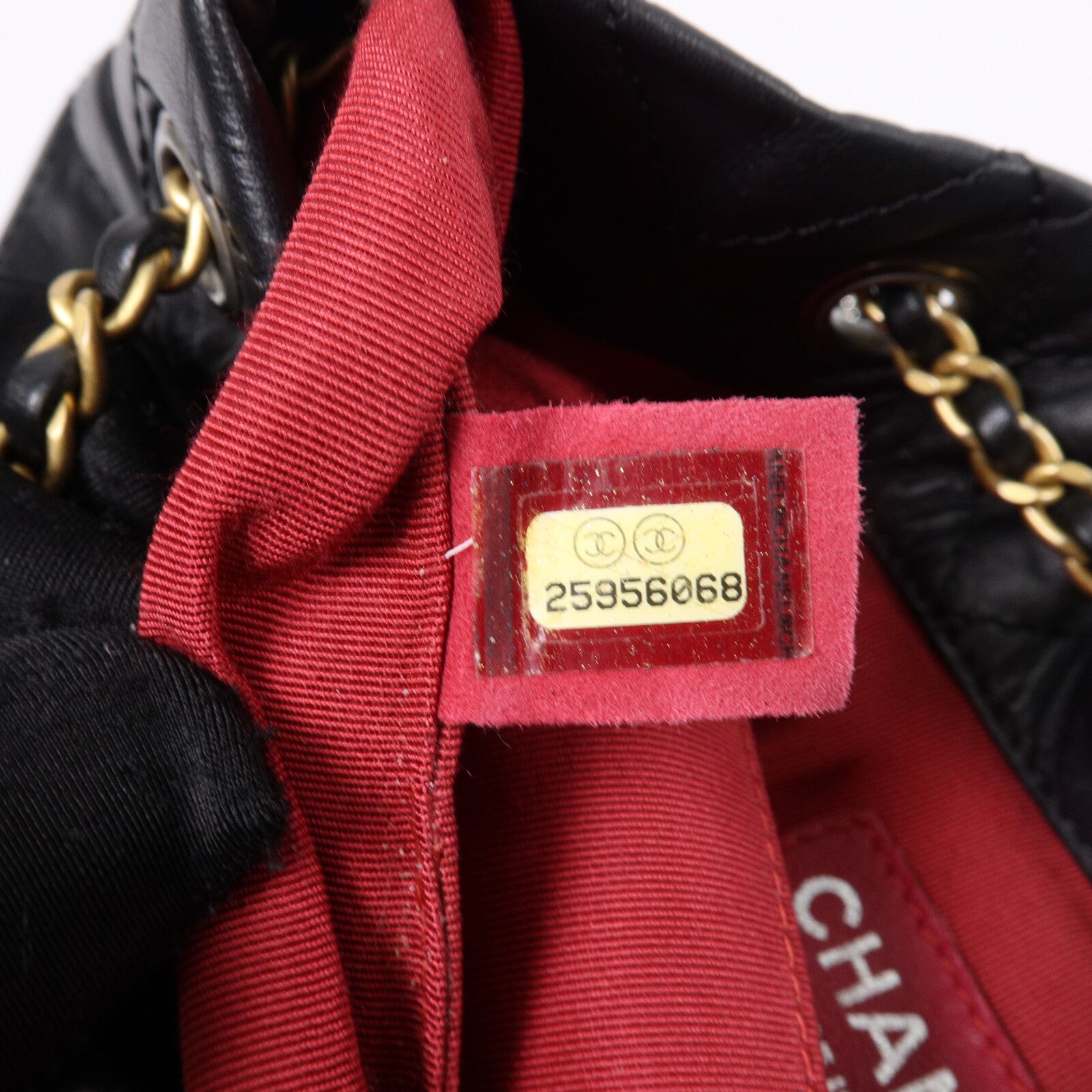 CHANEL 牛皮皮革Grabrielle Backpack鏈帶背包