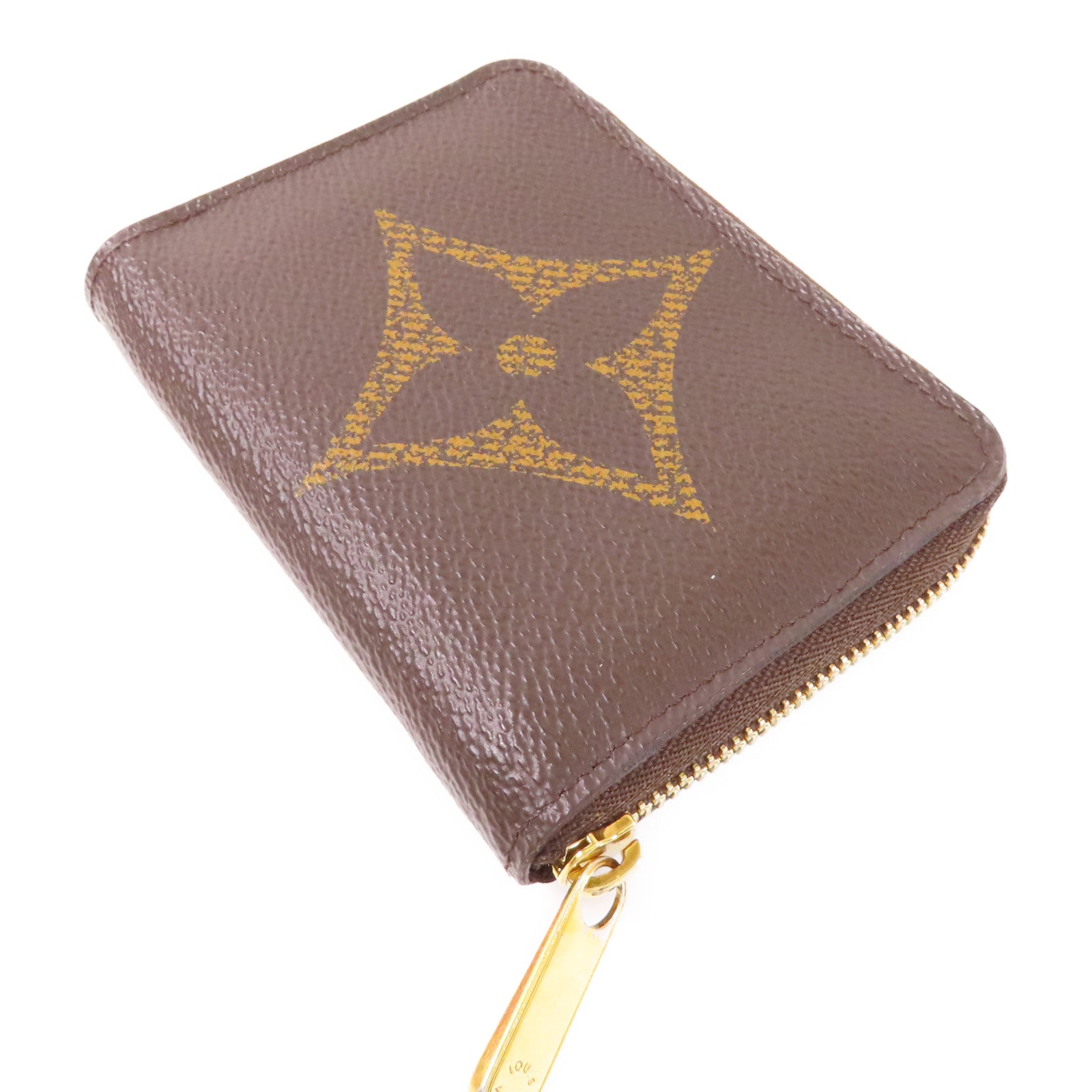 LOUIS VUITTON Monogram Giant Zippy Coin Purse金扣零錢包