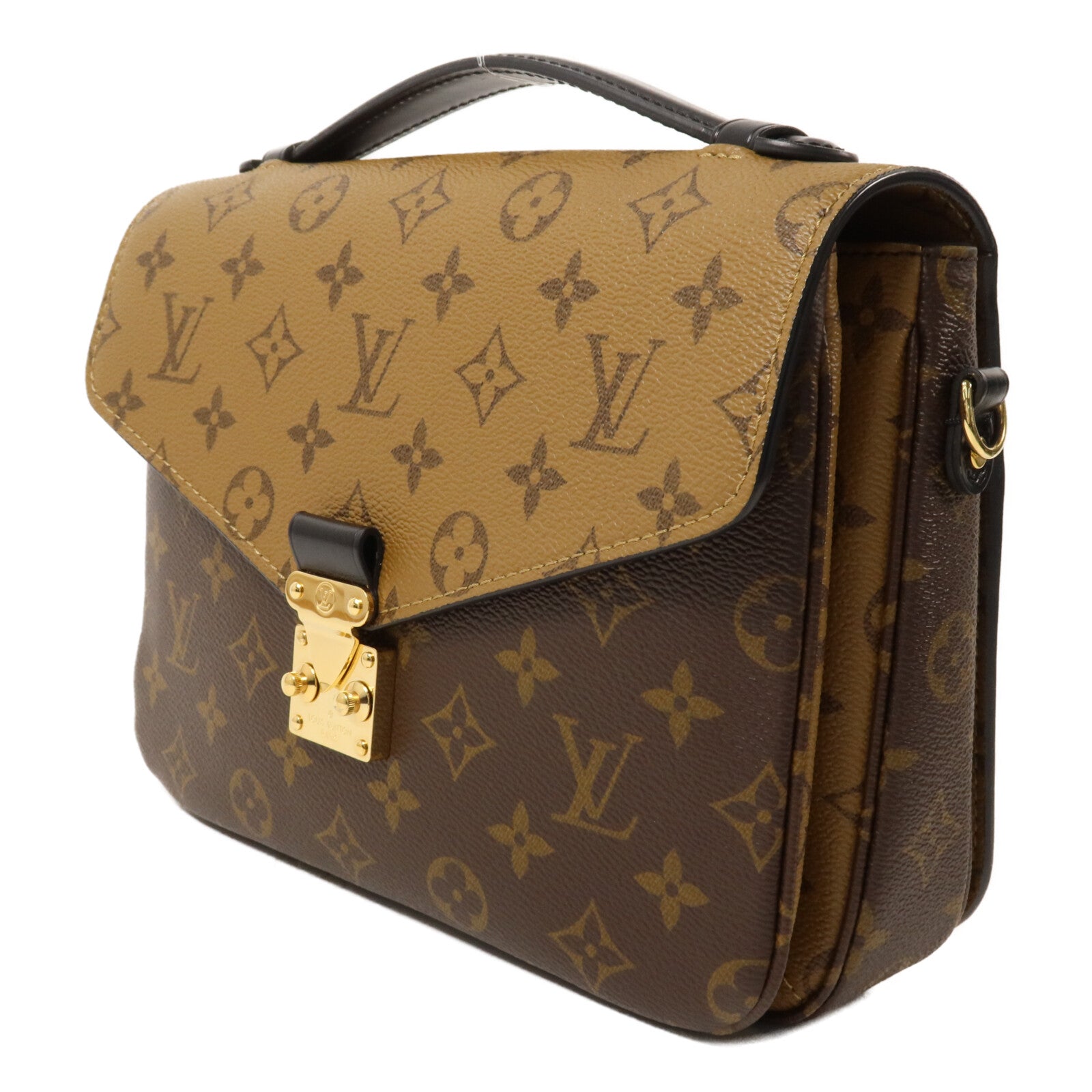 LOUIS VUITTON Monogram Reverse Pochette Metis手挽肩背兩用袋