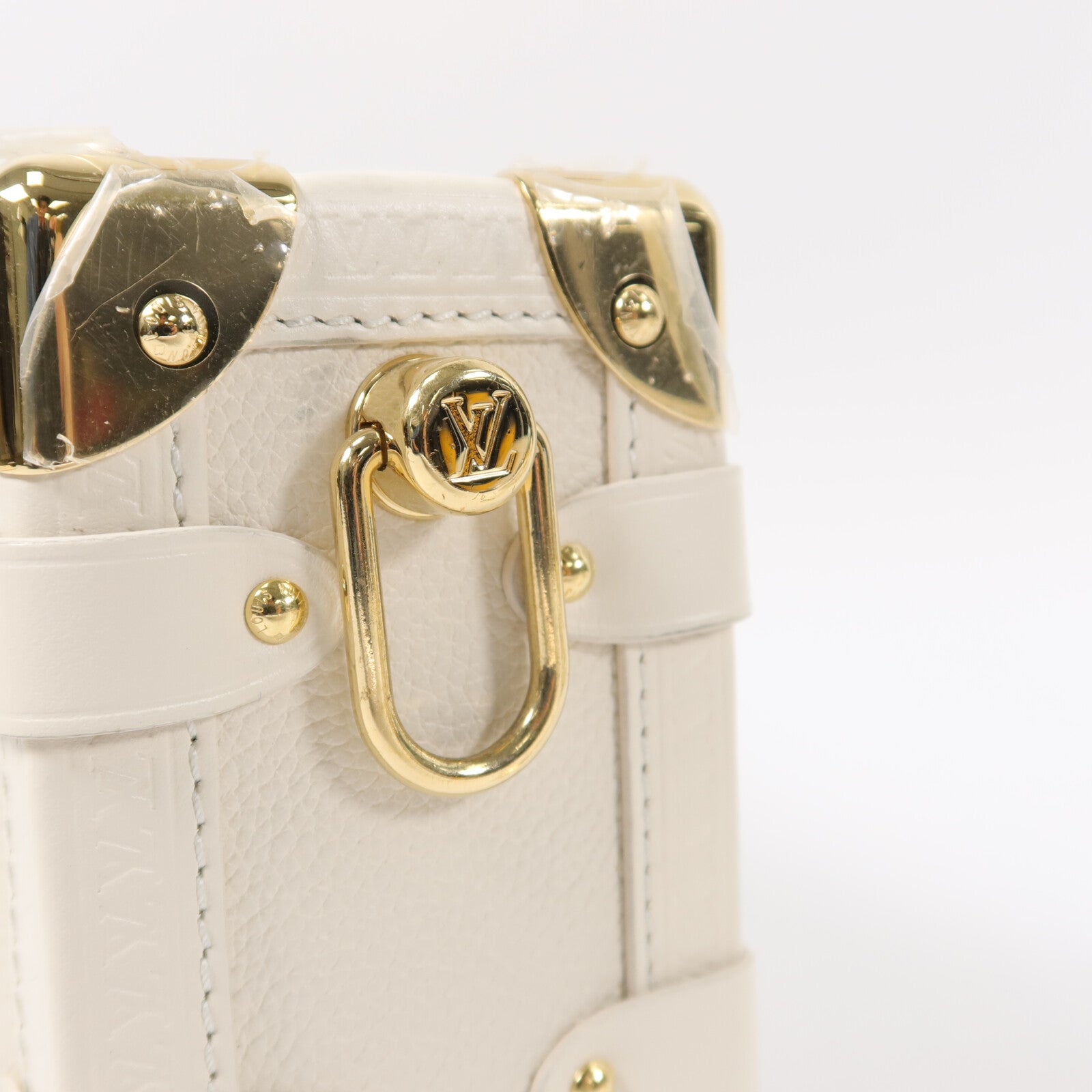 LOUIS VUITTON 牛皮皮革Side Trunk PM手挽肩背兩用袋
