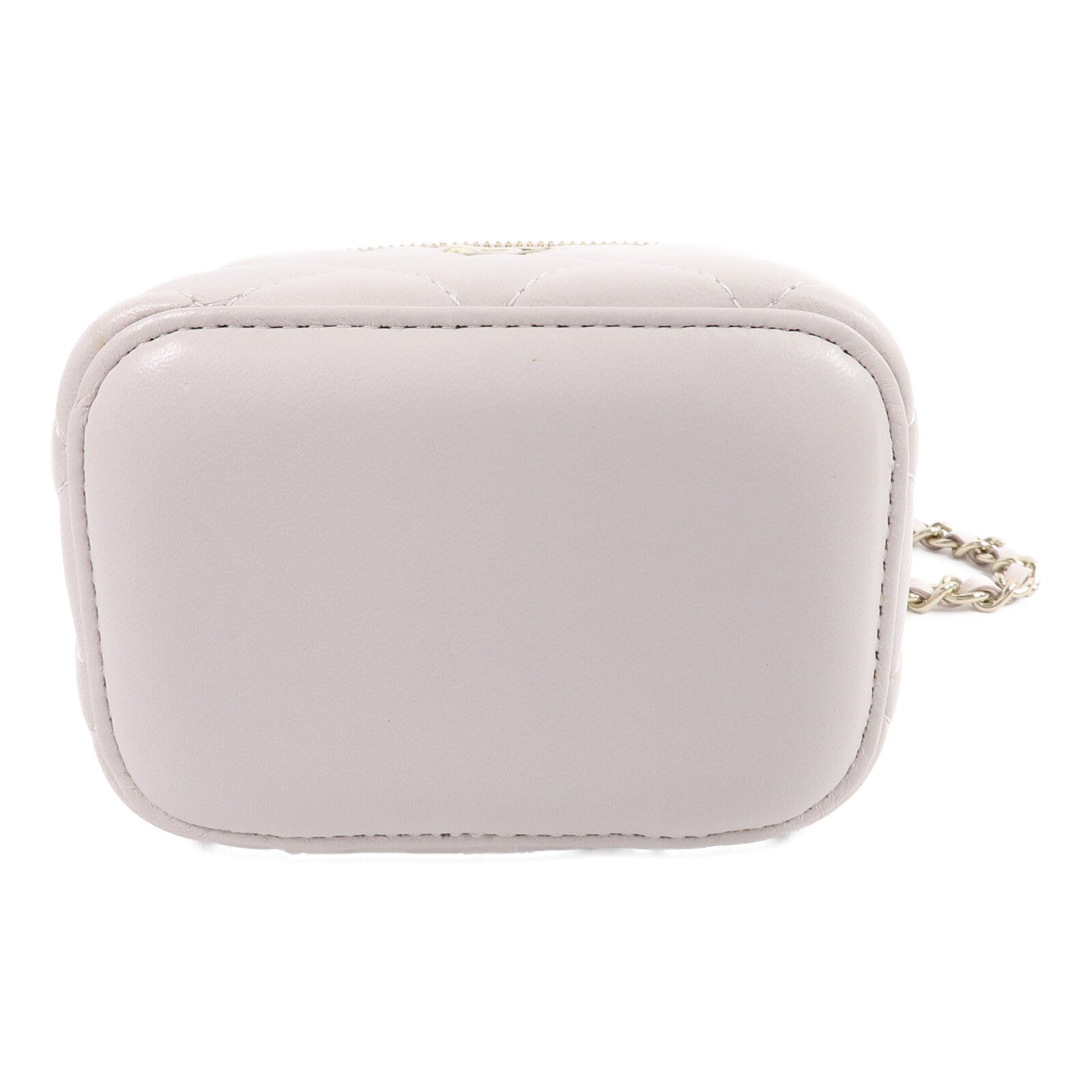 CHANEL 羊皮皮革Vanity Case鏈帶肩背袋