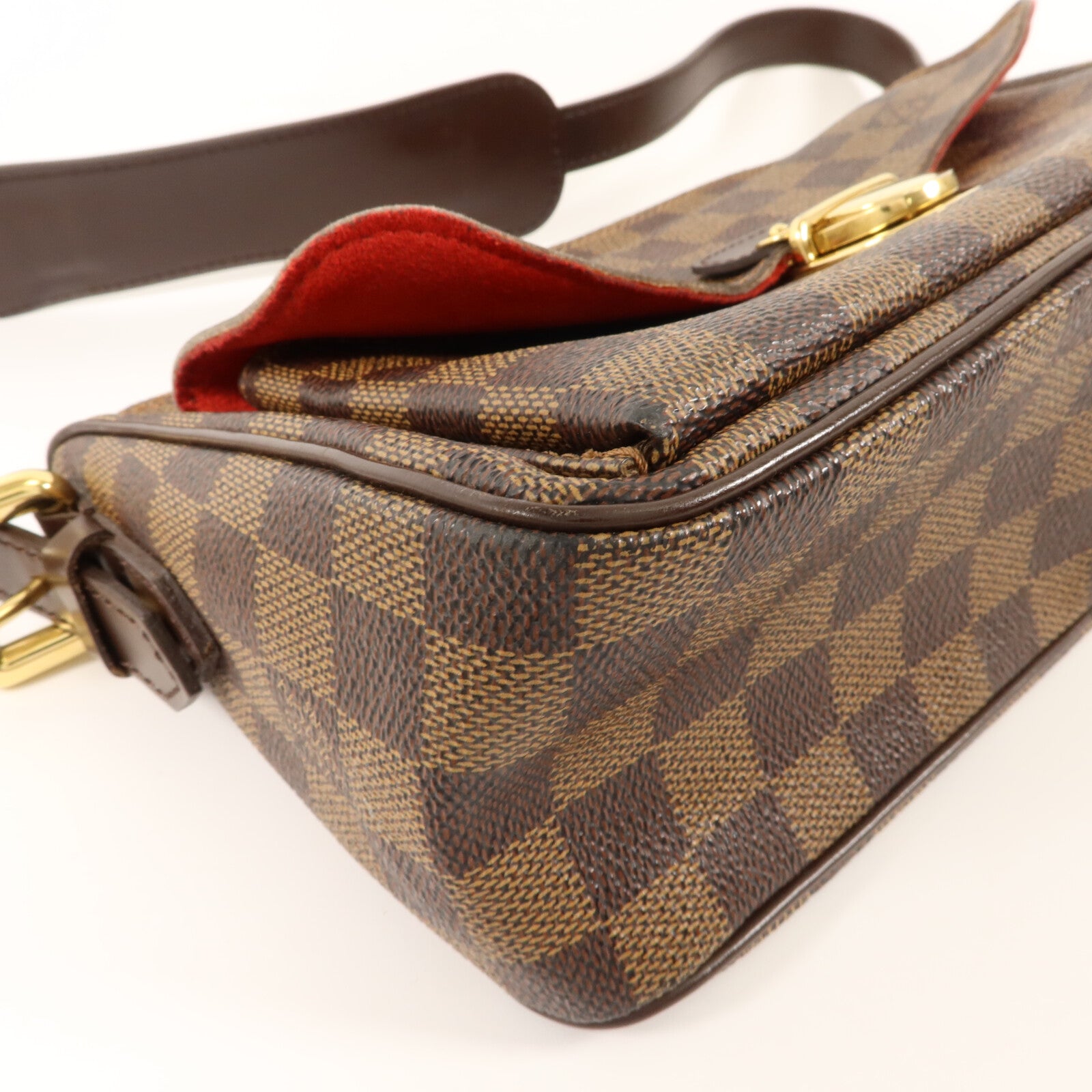 LOUIS VUITTON Damier Ravello GM金扣肩背袋