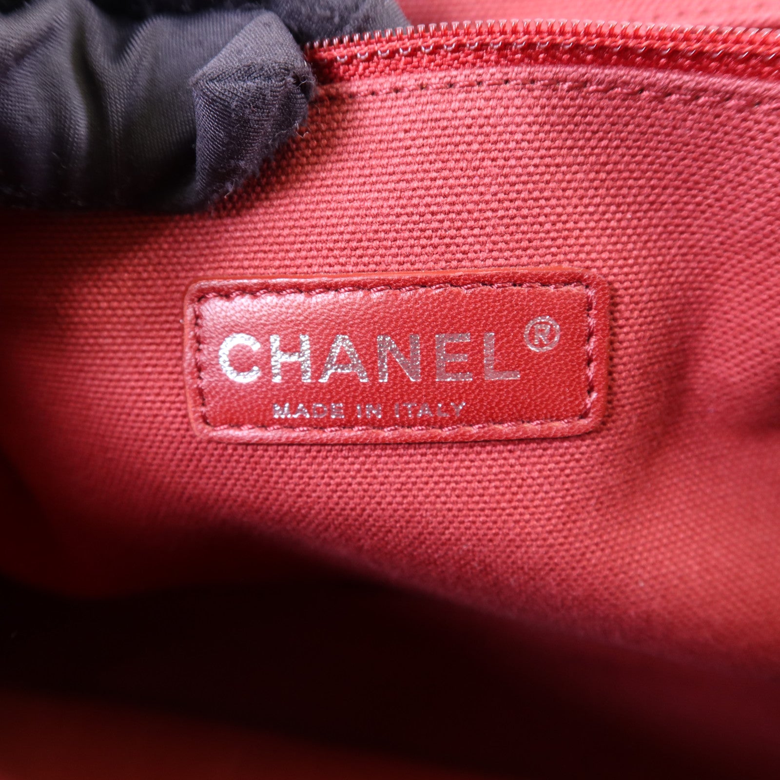 CHANEL 羊皮皮革Shoulder Bag銀扣鏈帶肩背袋