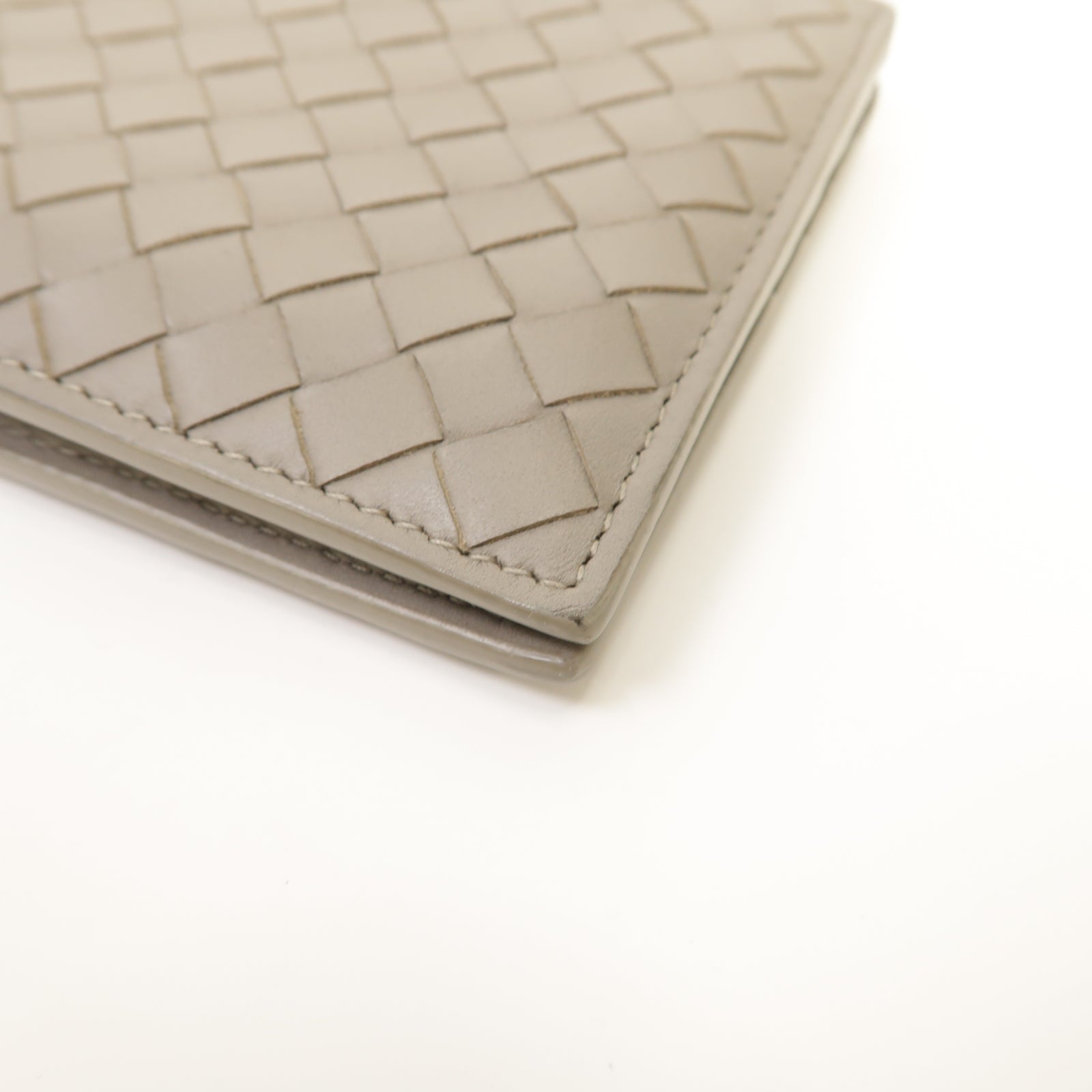 BOTTEGA VENETA 【激減優惠】織紋皮革Wallet錢包灰色