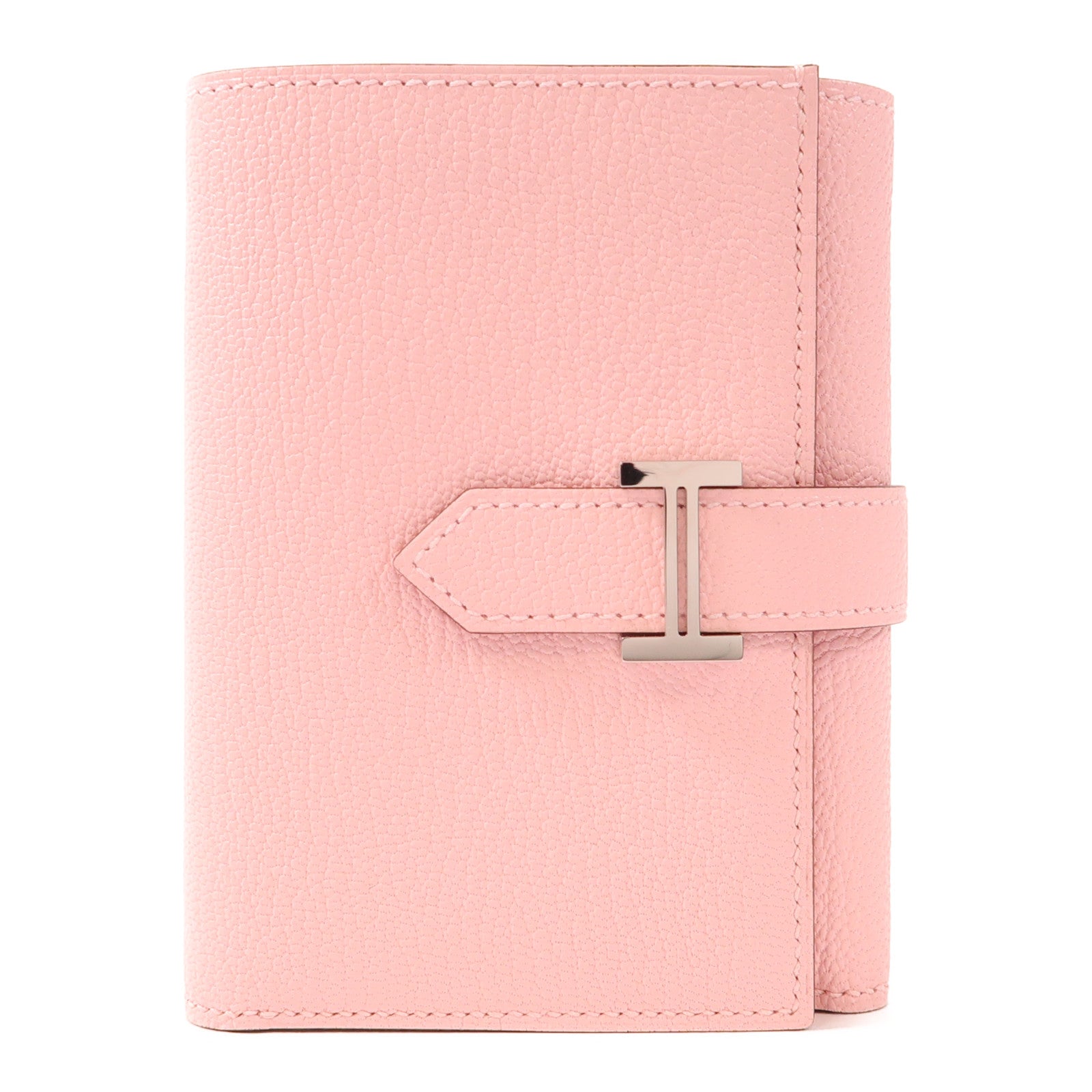 HERMES Evercolor皮革Bearn Wallet銀扣錢包