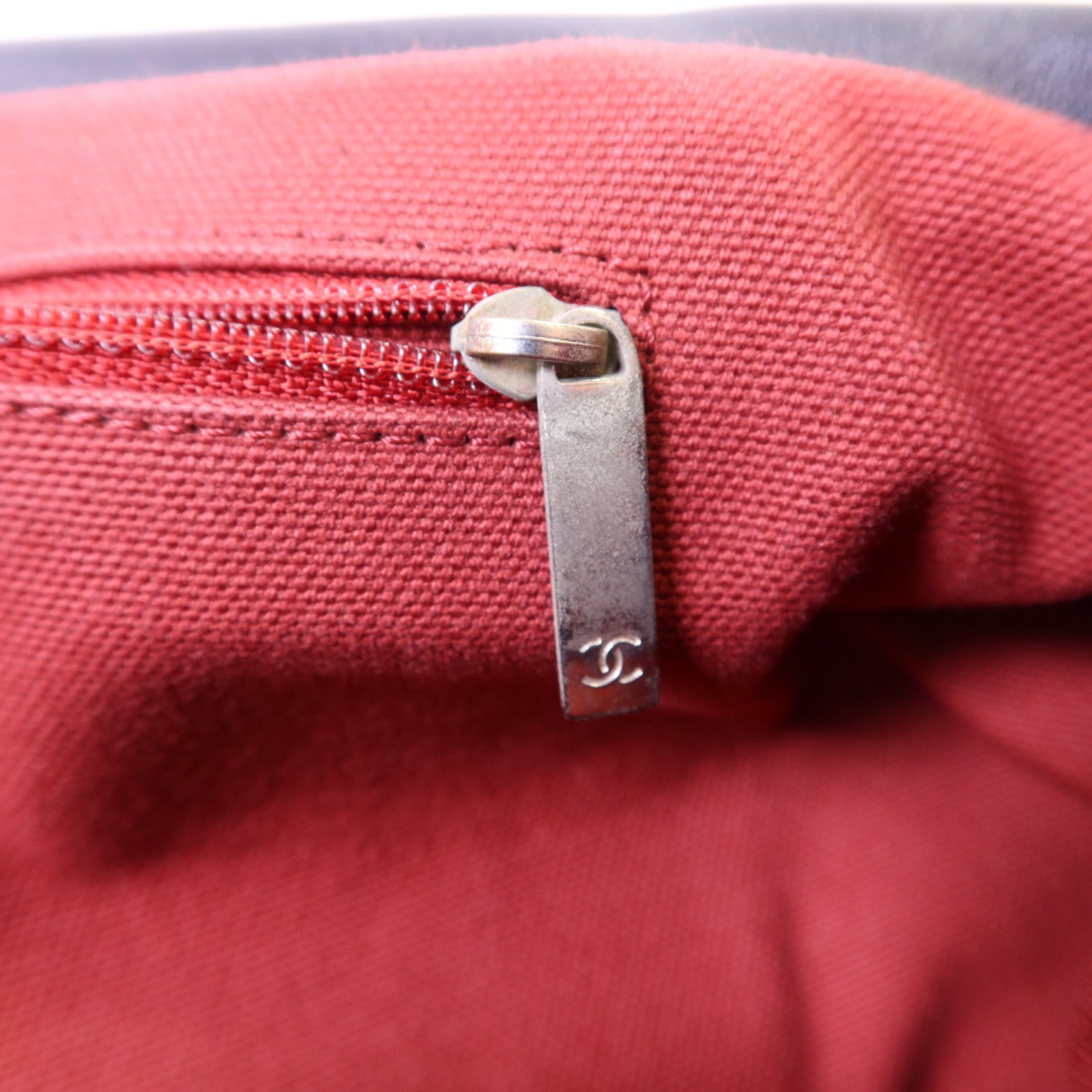 CHANEL 羊皮皮革Shoulder Bag銀扣鏈帶肩背袋