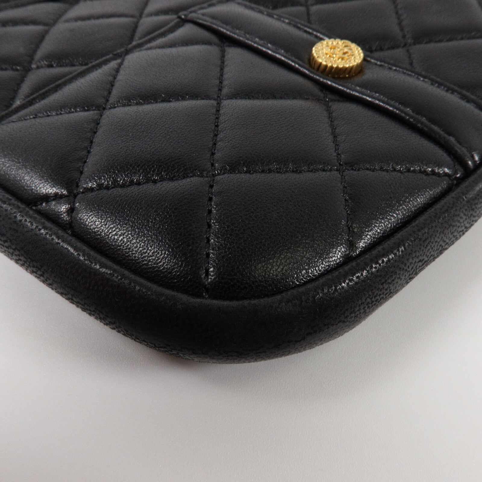 CHANEL 羊皮皮革Girl Jacket Chain Shoulder鏈帶肩背袋