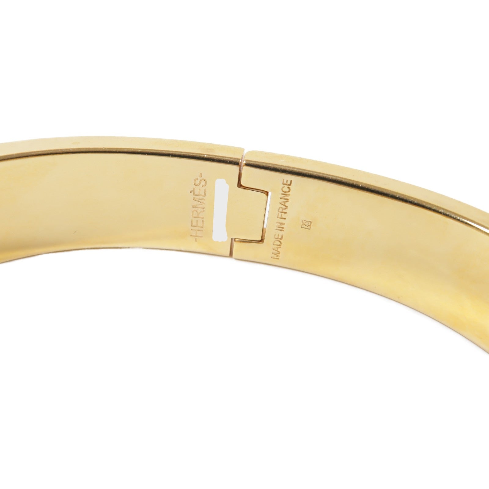 HERMES 琺瑯/金屬Clic H Panoplie Equestre Bracelet金扣手鐲粉紅色/多色