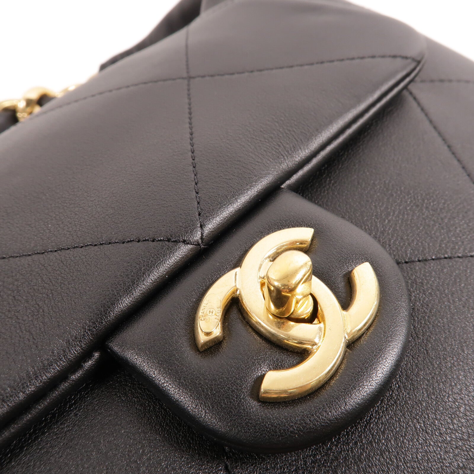 CHANEL 羊皮皮革25K Hobo肩背袋