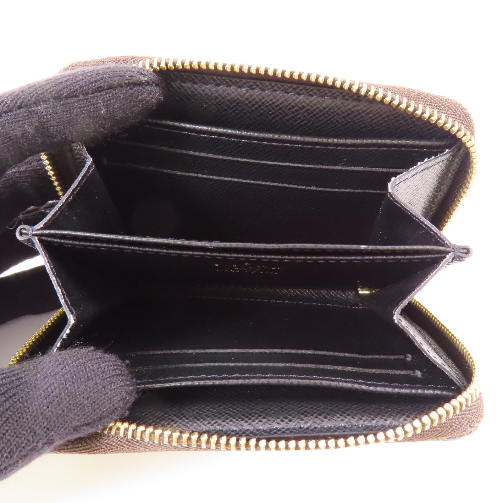 LOUIS VUITTON Monogram Giant Zippy Coin Purse金扣零錢包