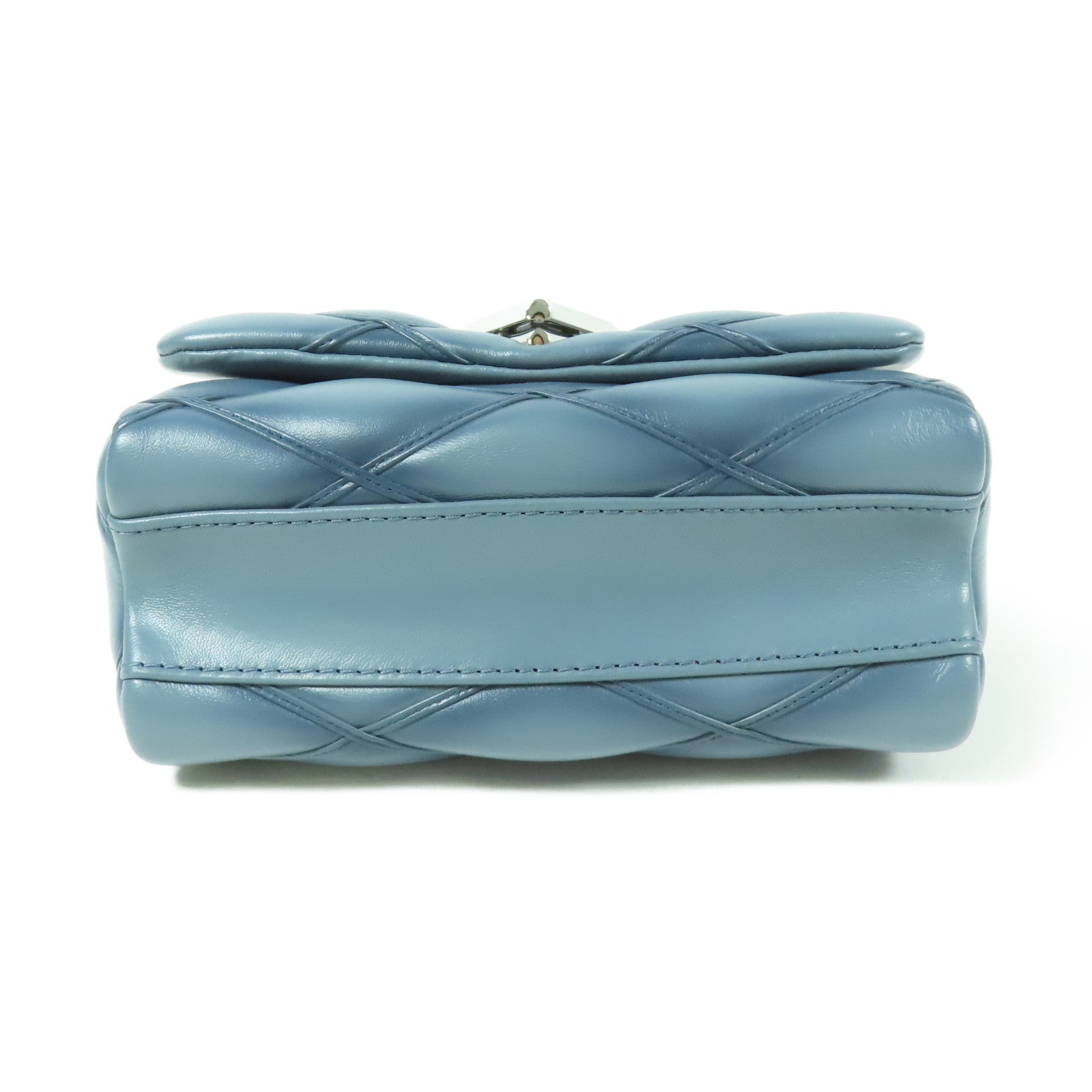 LOUIS VUITTON LV SHW Go-14 PM 2 Way Shoulder Bag M12434 Calfskin Leather Blue