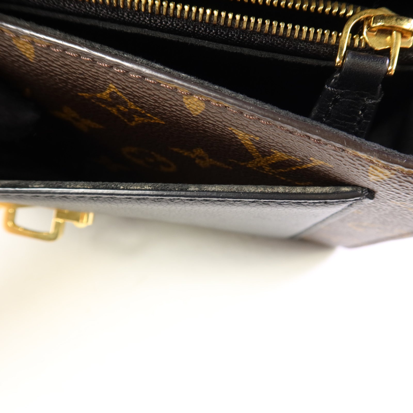 LOUIS VUITTON Monogram Victoire金扣鏈帶肩背袋