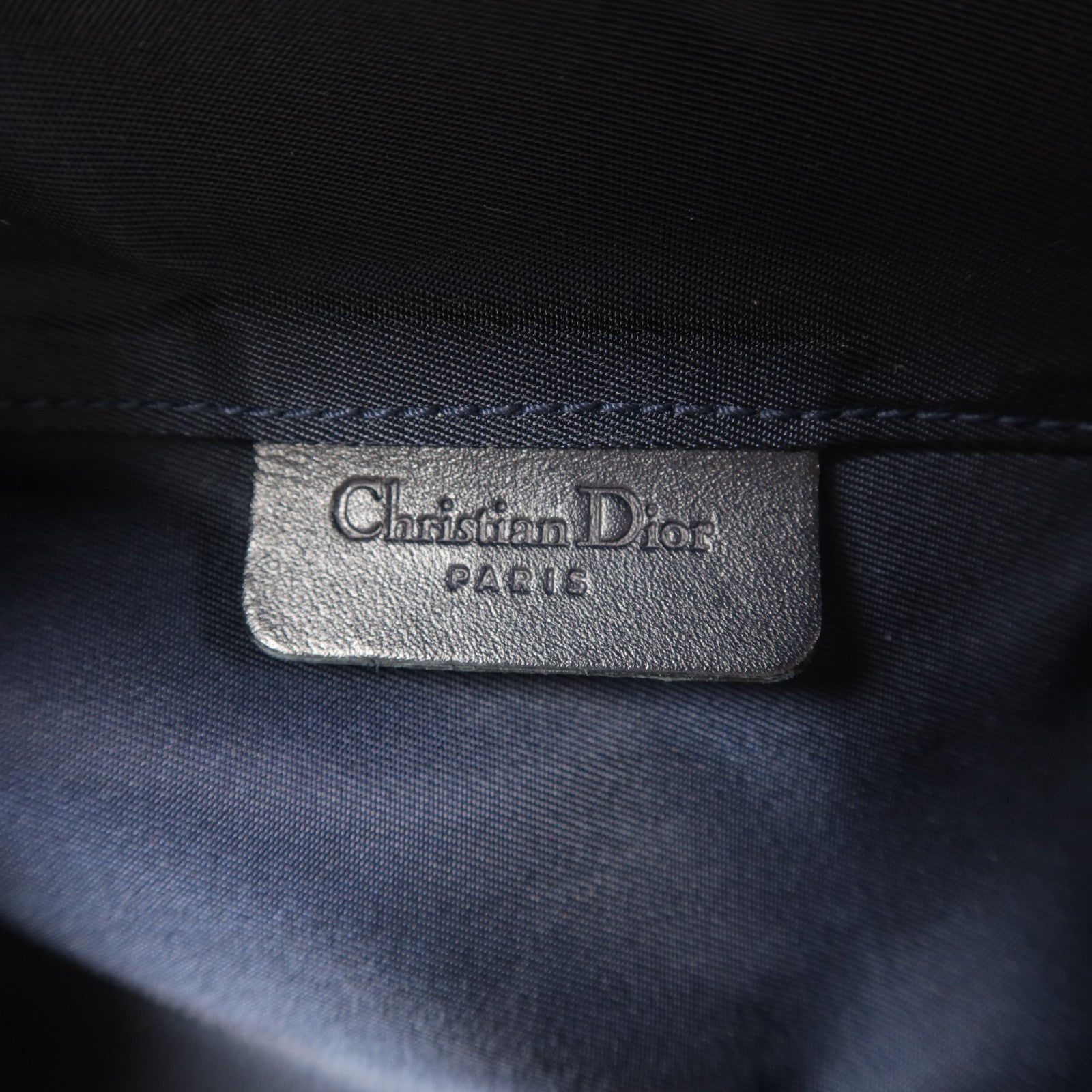 Dior 帆布Pouch金扣手拿包