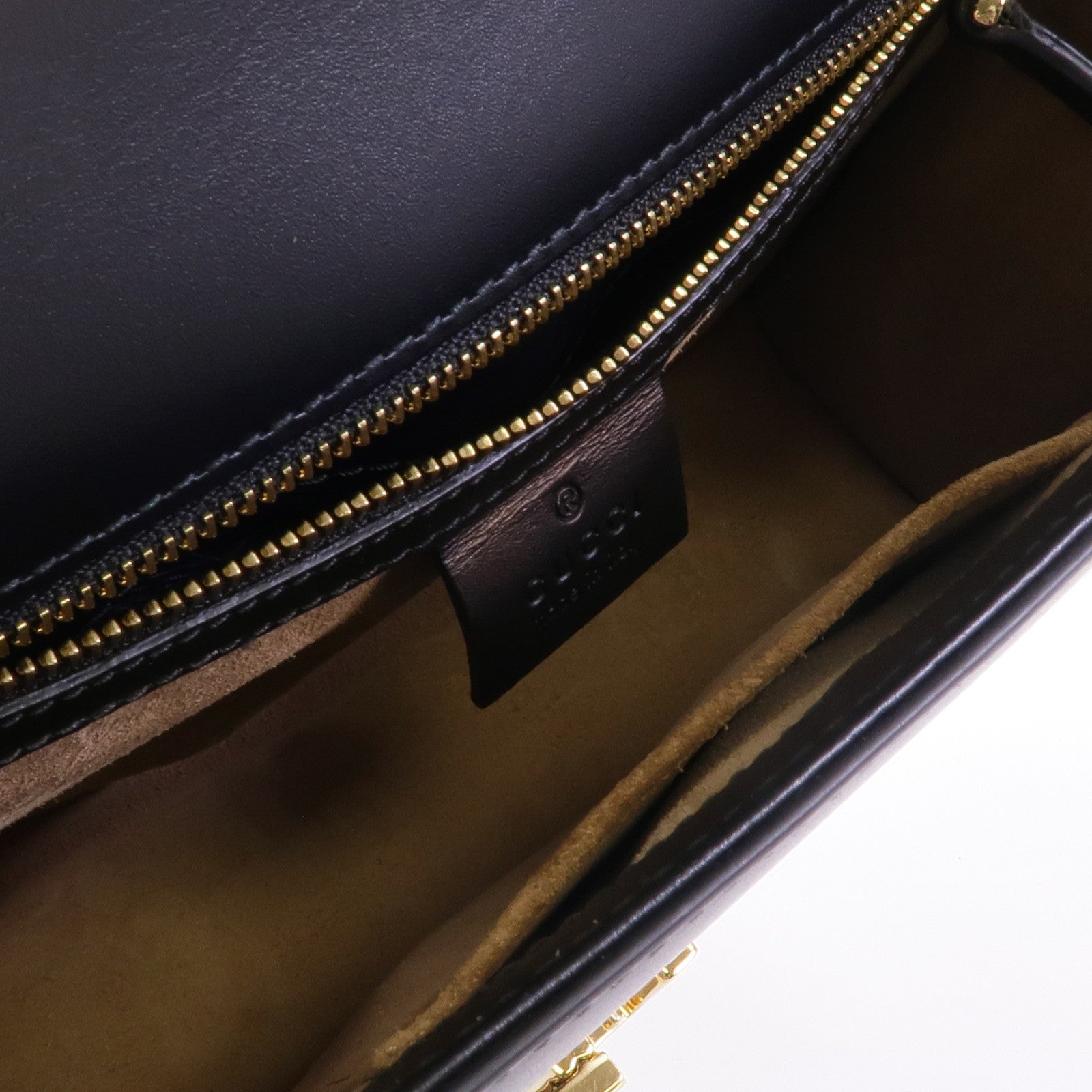 GUCCI 【激減優惠】牛皮皮革Sylvie金扣肩背袋