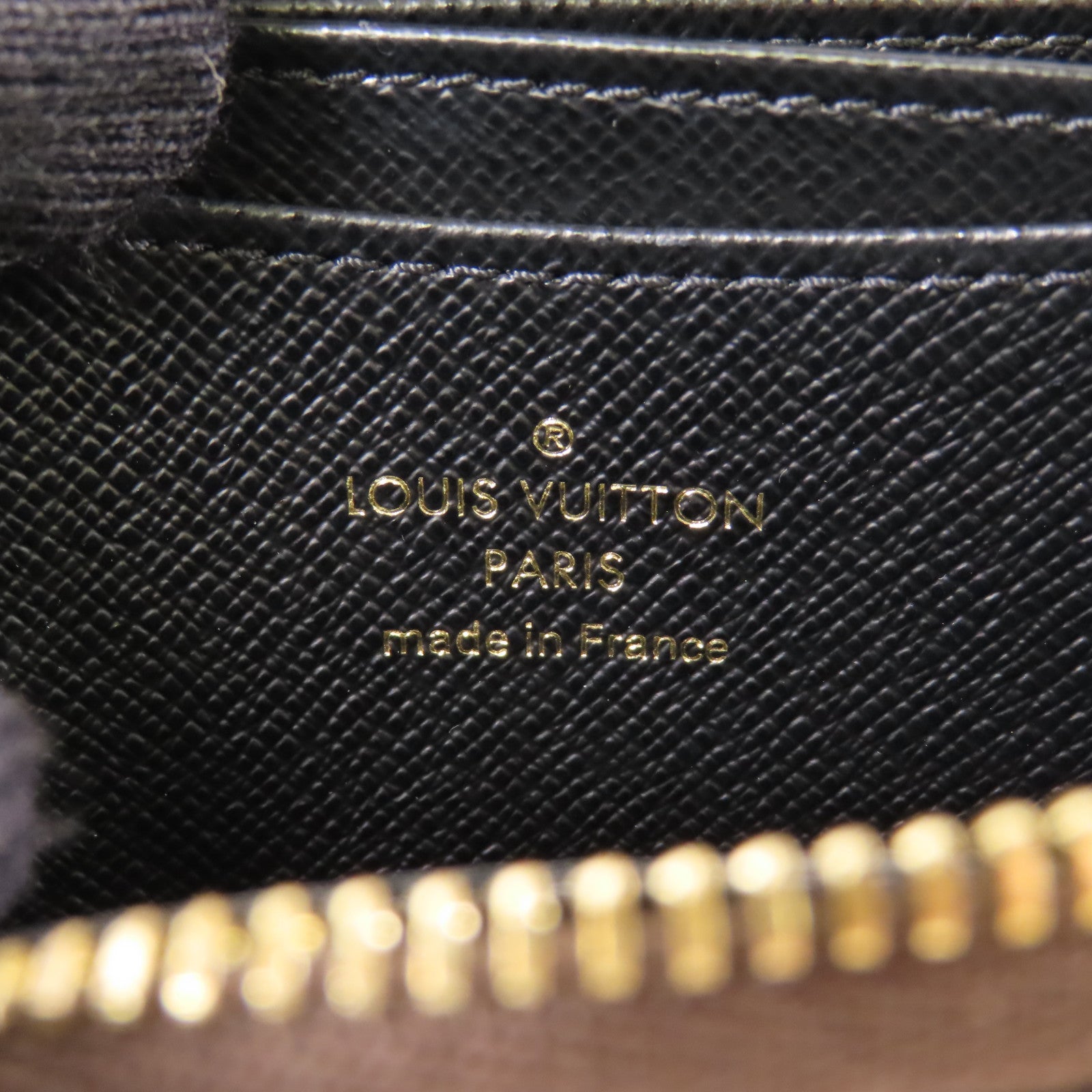 LOUIS VUITTON Monogram Giant Zippy Coin Purse金扣零錢包