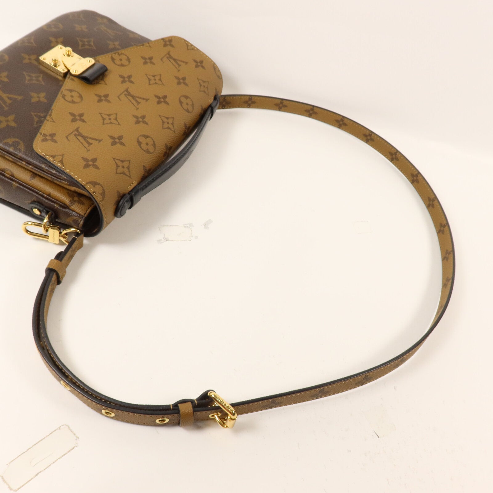 LOUIS VUITTON Monogram Reverse Pochette Metis手挽肩背兩用袋