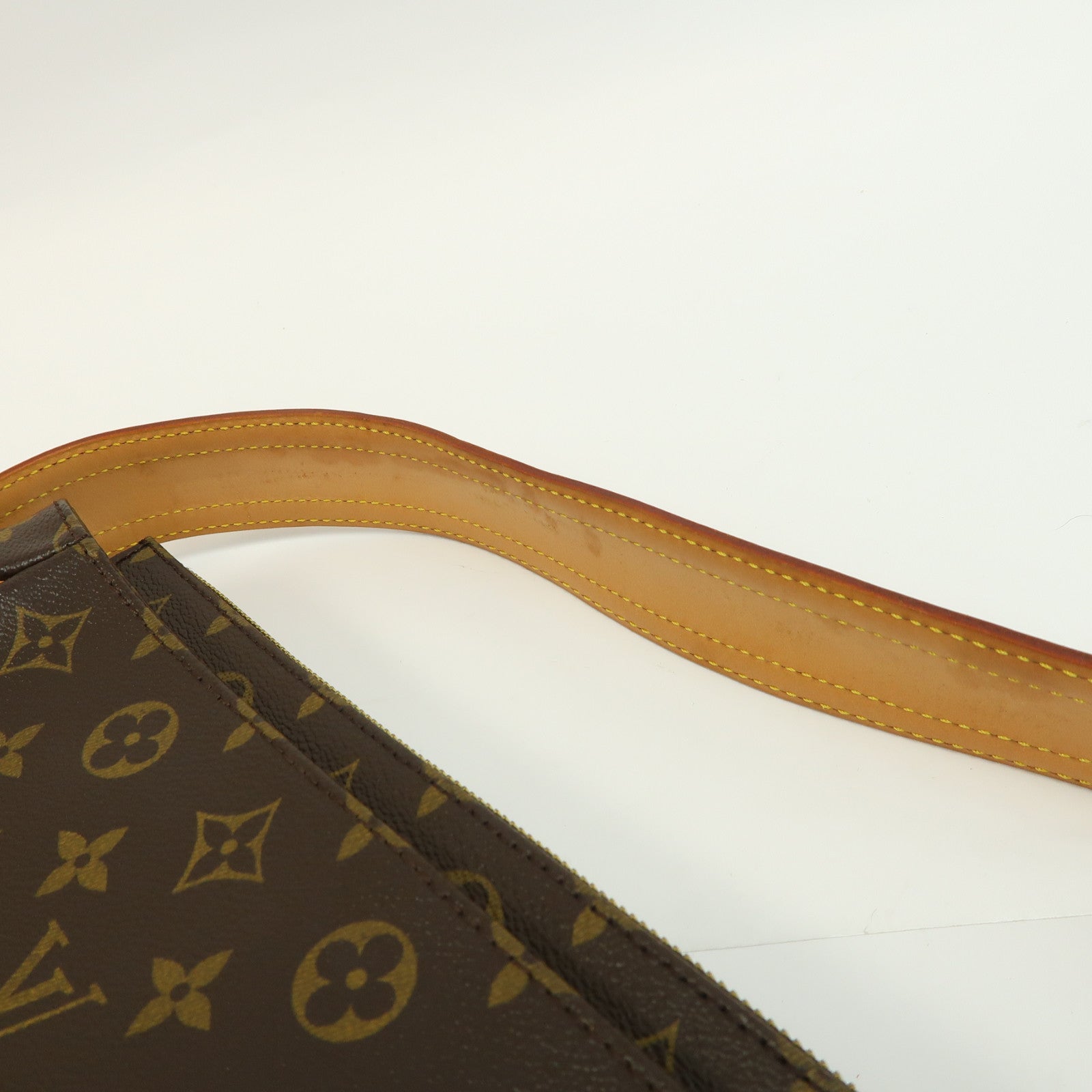 LOUIS VUITTON Monogram Viva Cite GM金扣肩背袋啡色