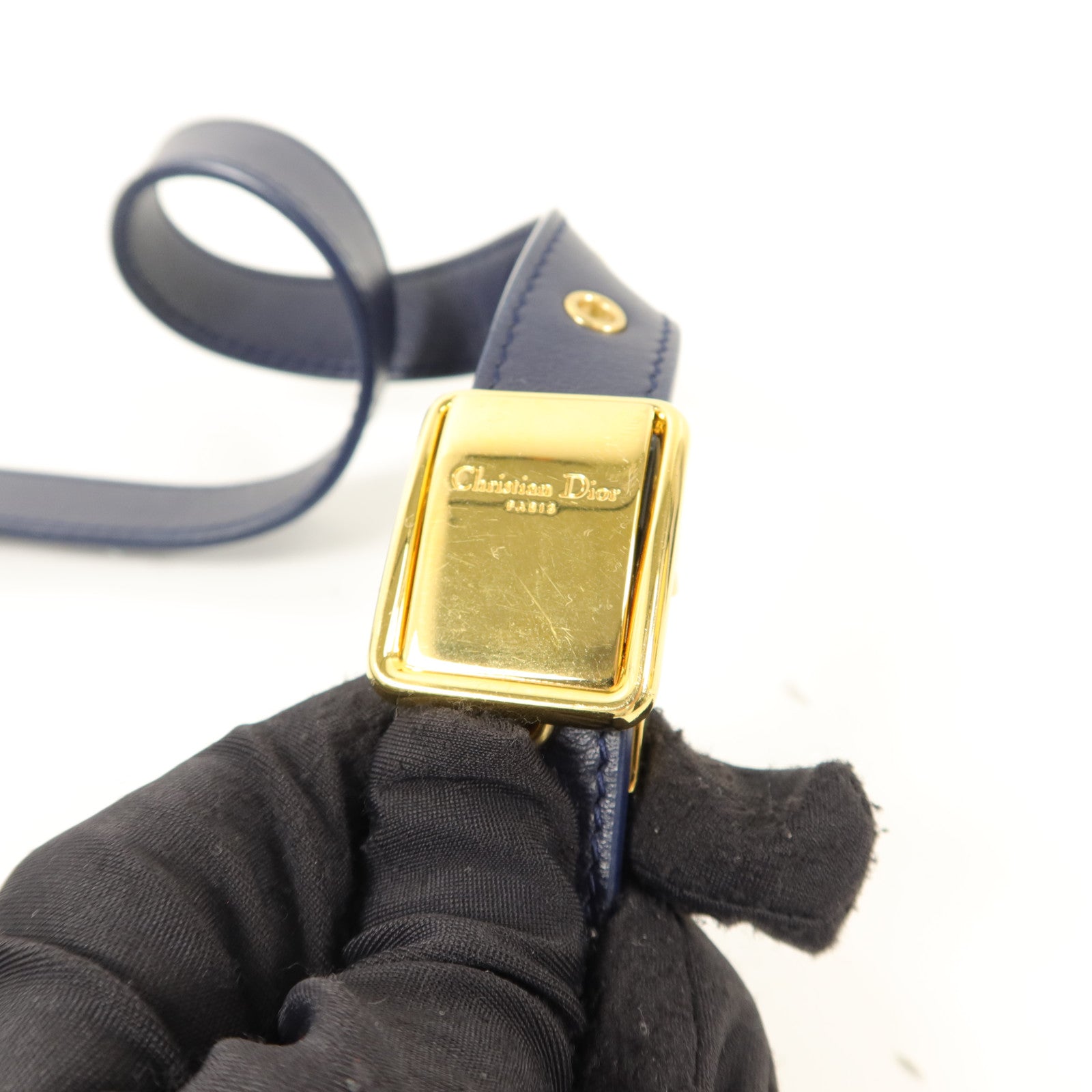 Dior 牛仔布料30 Montaigne肩背袋
