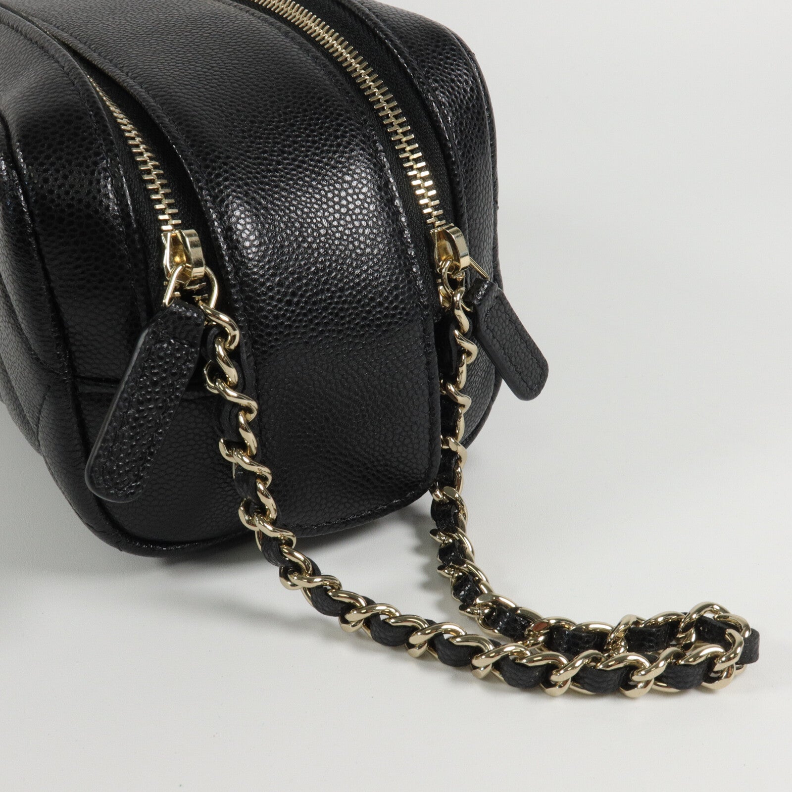 CHANEL 牛皮皮革Zip Pouch手拿包