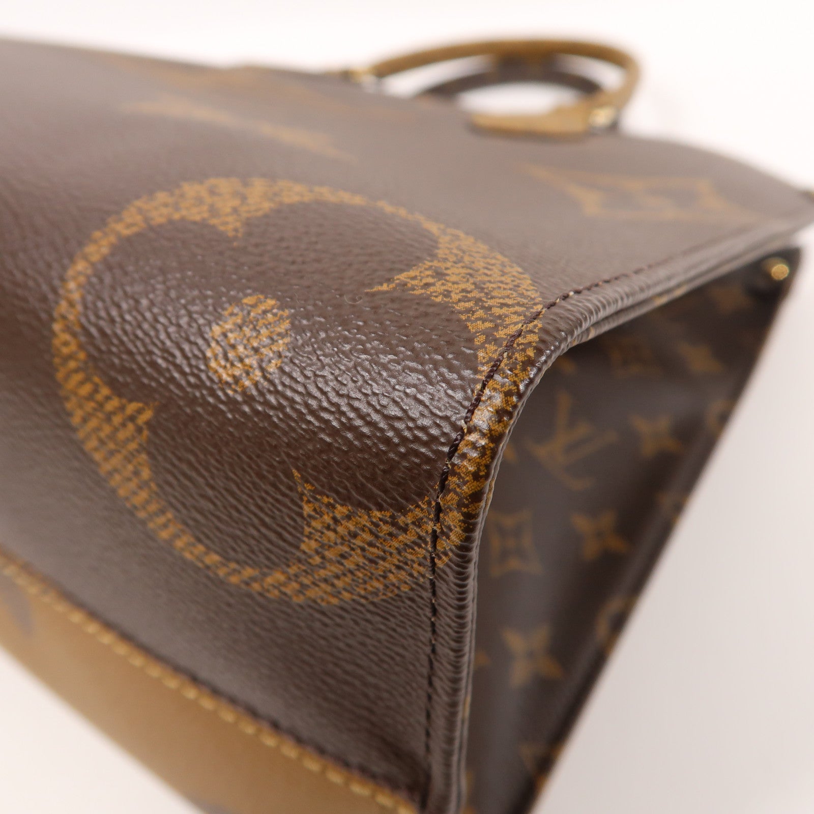 LOUIS VUITTON LV GHW On The Go MM 2 Way Bag M45321 Monogram Giant Brown