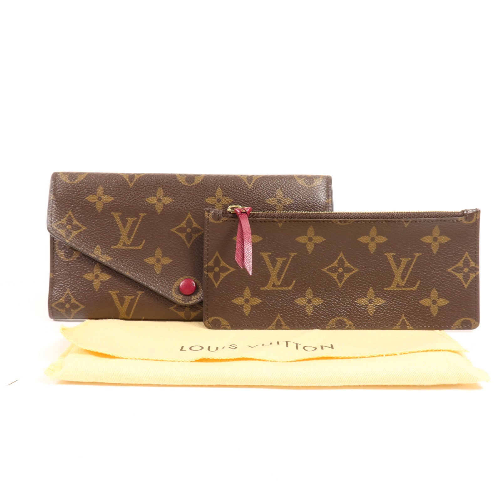 LOUIS VUITTON Monogram Long Wallet金扣長錢包