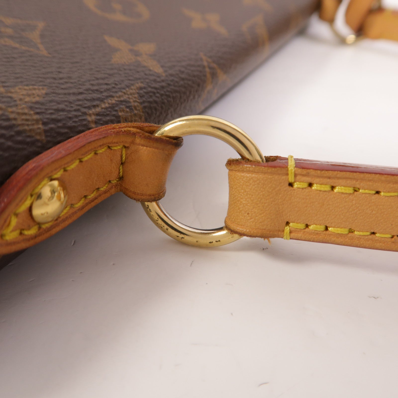 LOUIS VUITTON Monogram Cluny MM金扣手挽肩背兩用袋