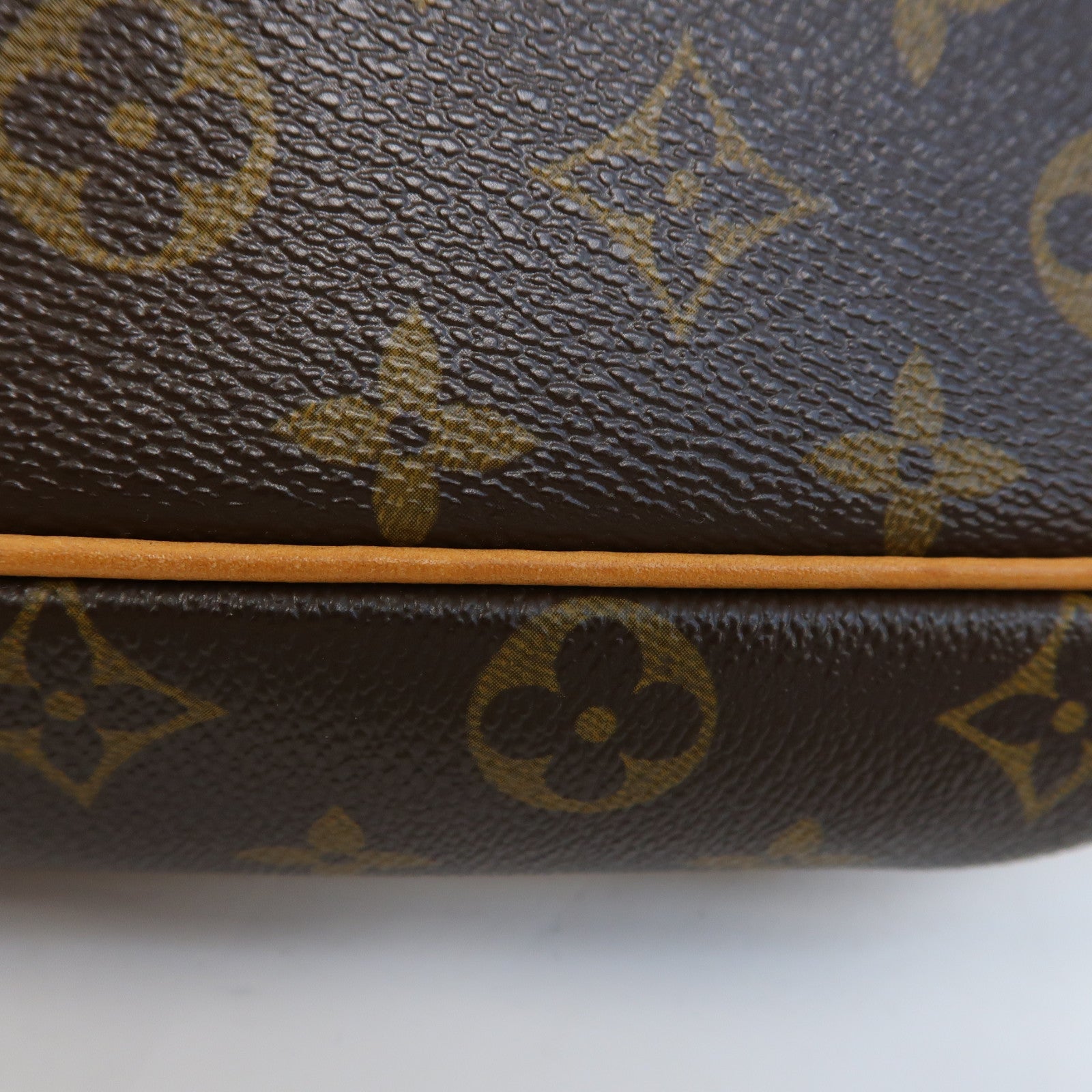 LOUIS VUITTON Monogram Viva Cite GM金扣肩背袋啡色