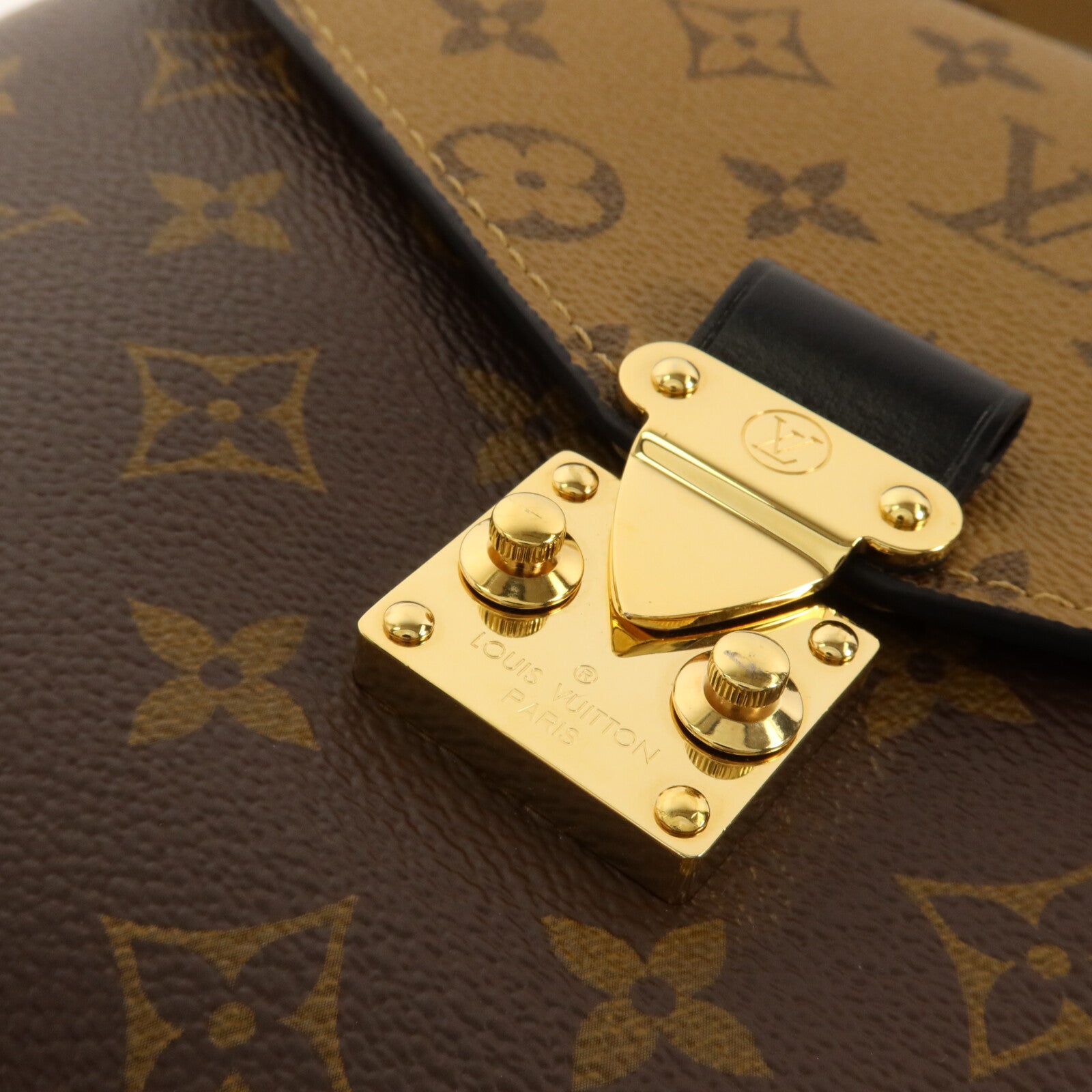 LOUIS VUITTON Monogram Reverse Pochette Metis手挽肩背兩用袋