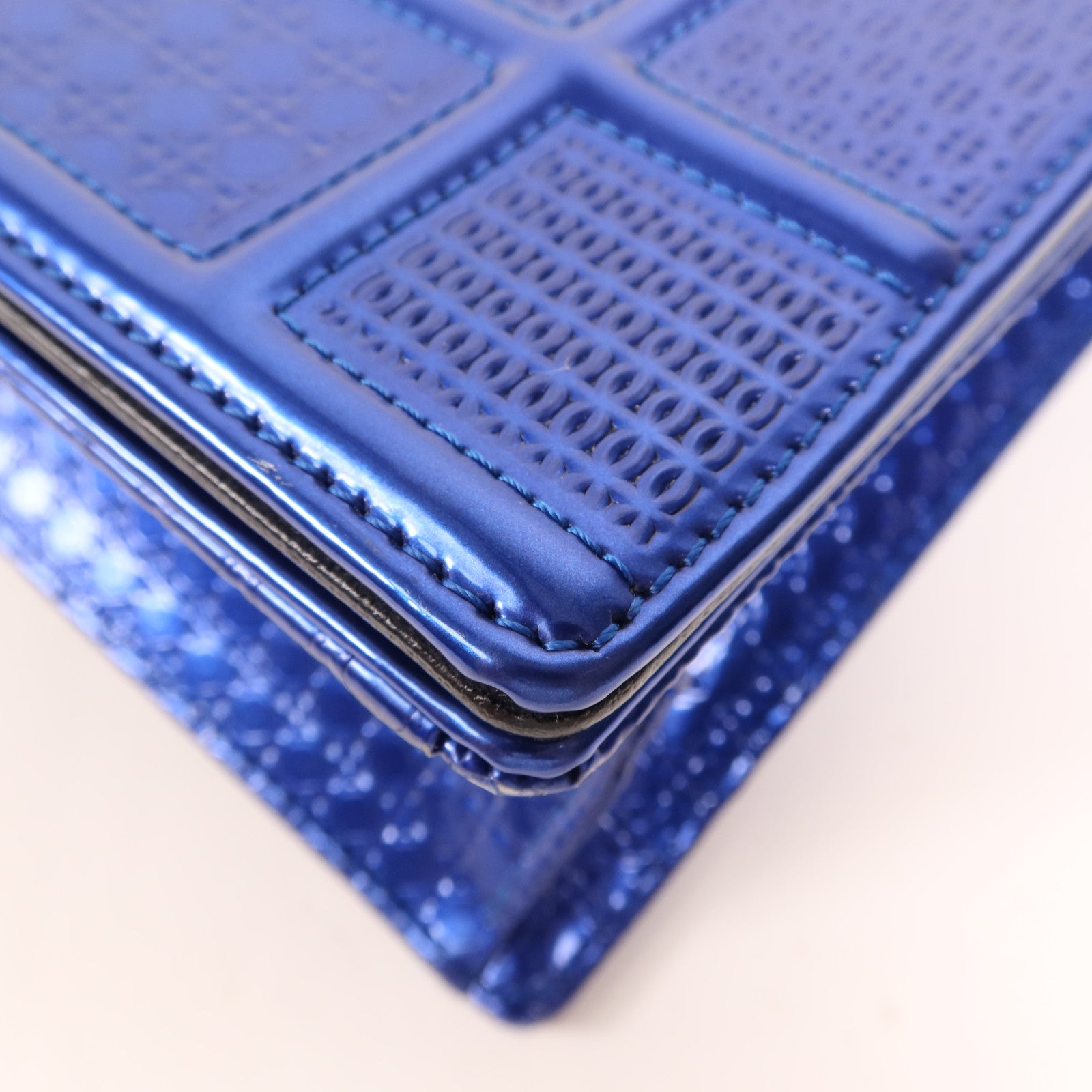 Dior 漆皮皮革Diorama金扣鏈帶肩背袋