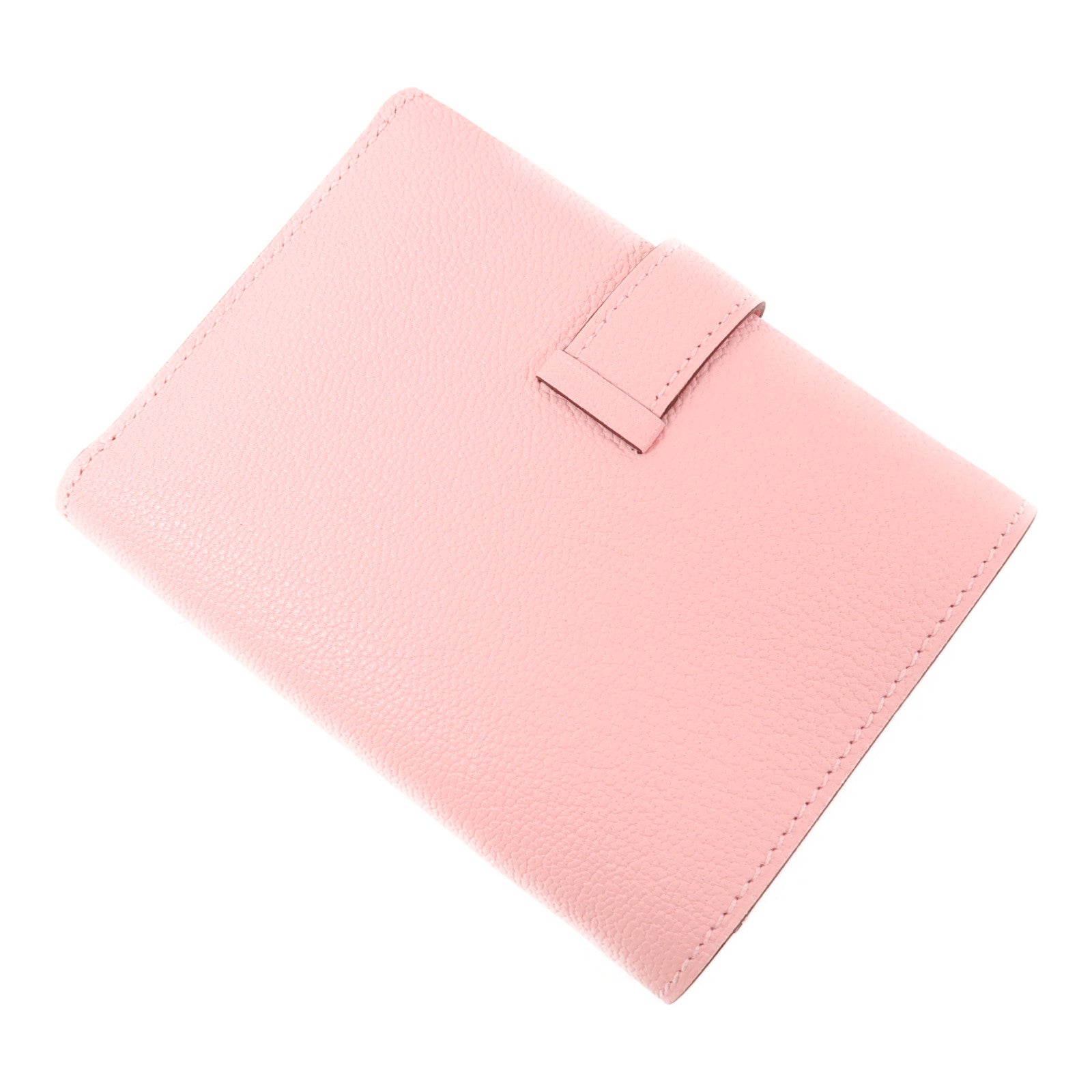 HERMES Evercolor皮革Bearn Wallet銀扣錢包