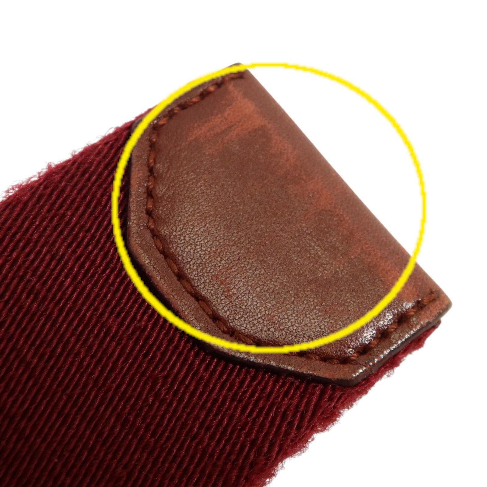 PRADA 帆布Belt 85cm銀扣腰帶