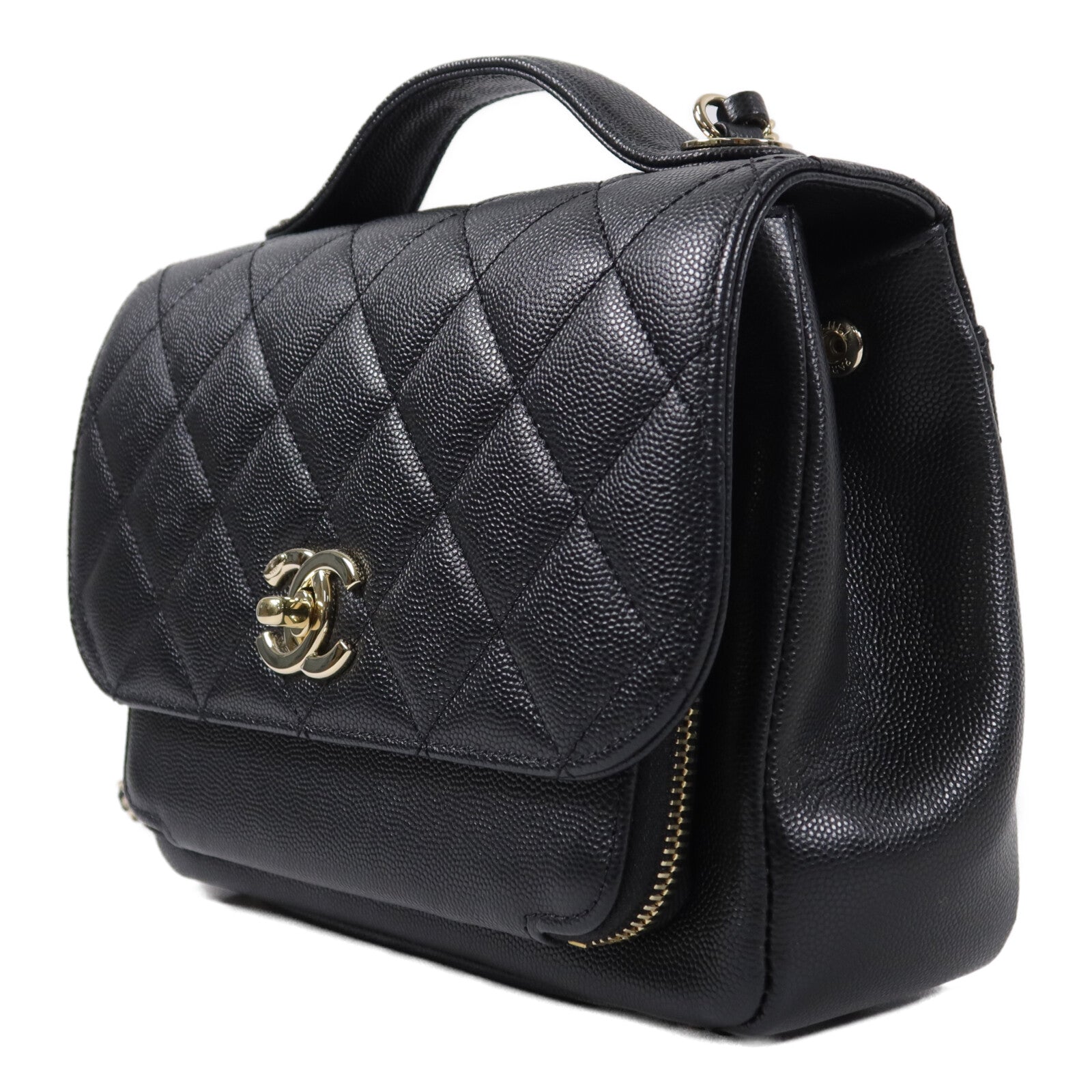 CHANEL 牛皮皮革Business Affinity手挽肩背兩用袋