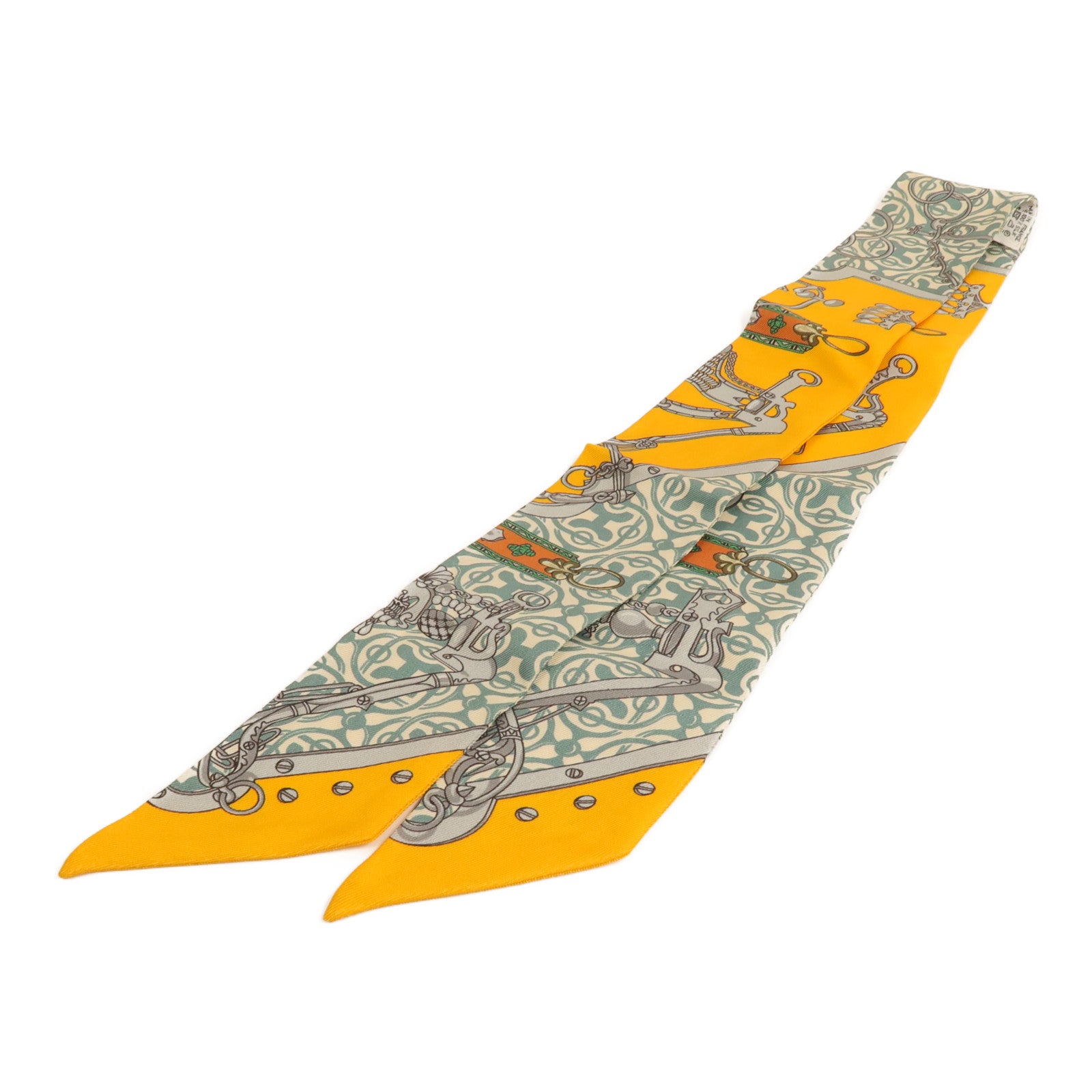 HERMES 絲質Twilly絲巾