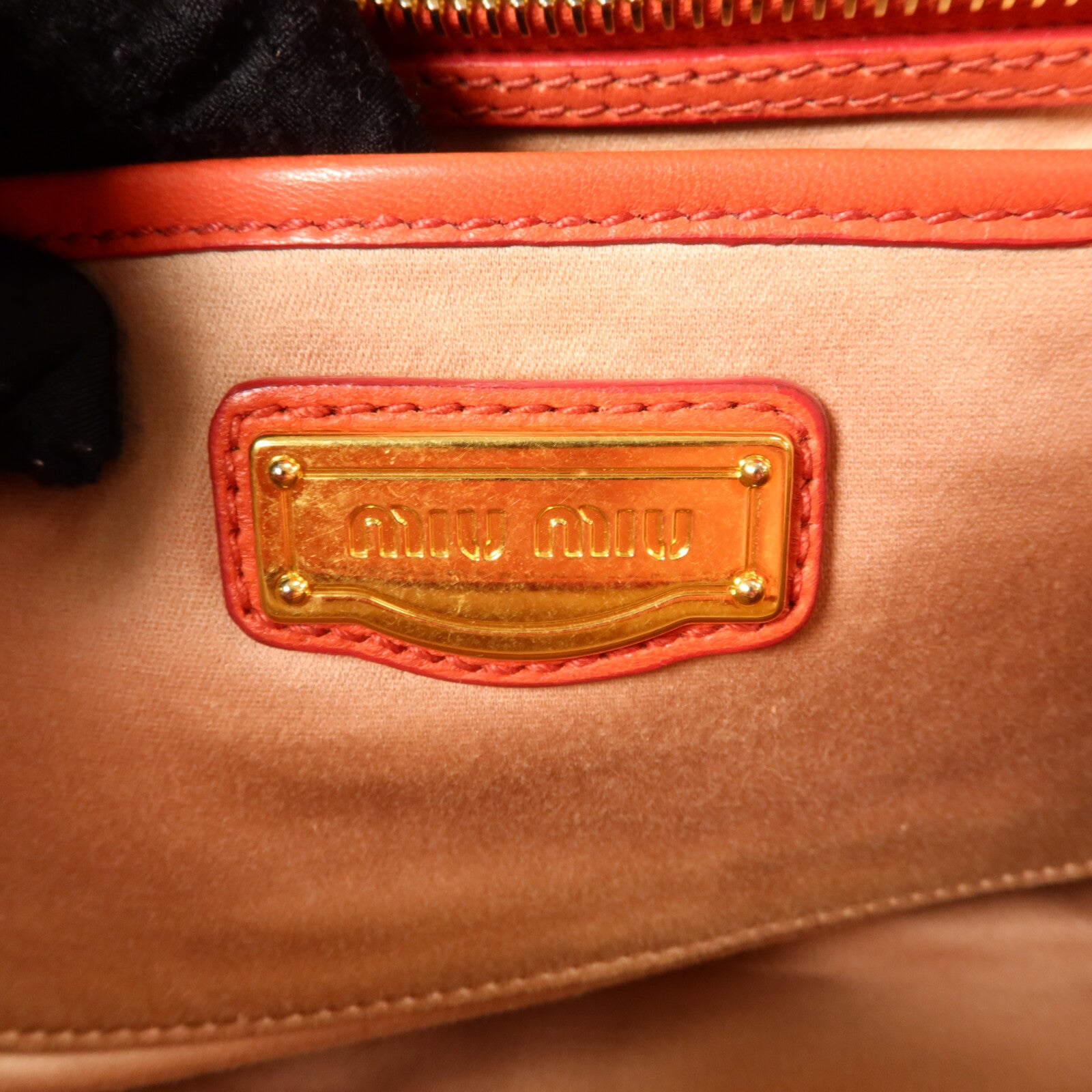 Miu Miu 羊皮皮革2 Way Shoulder Bag手挽肩背兩用袋