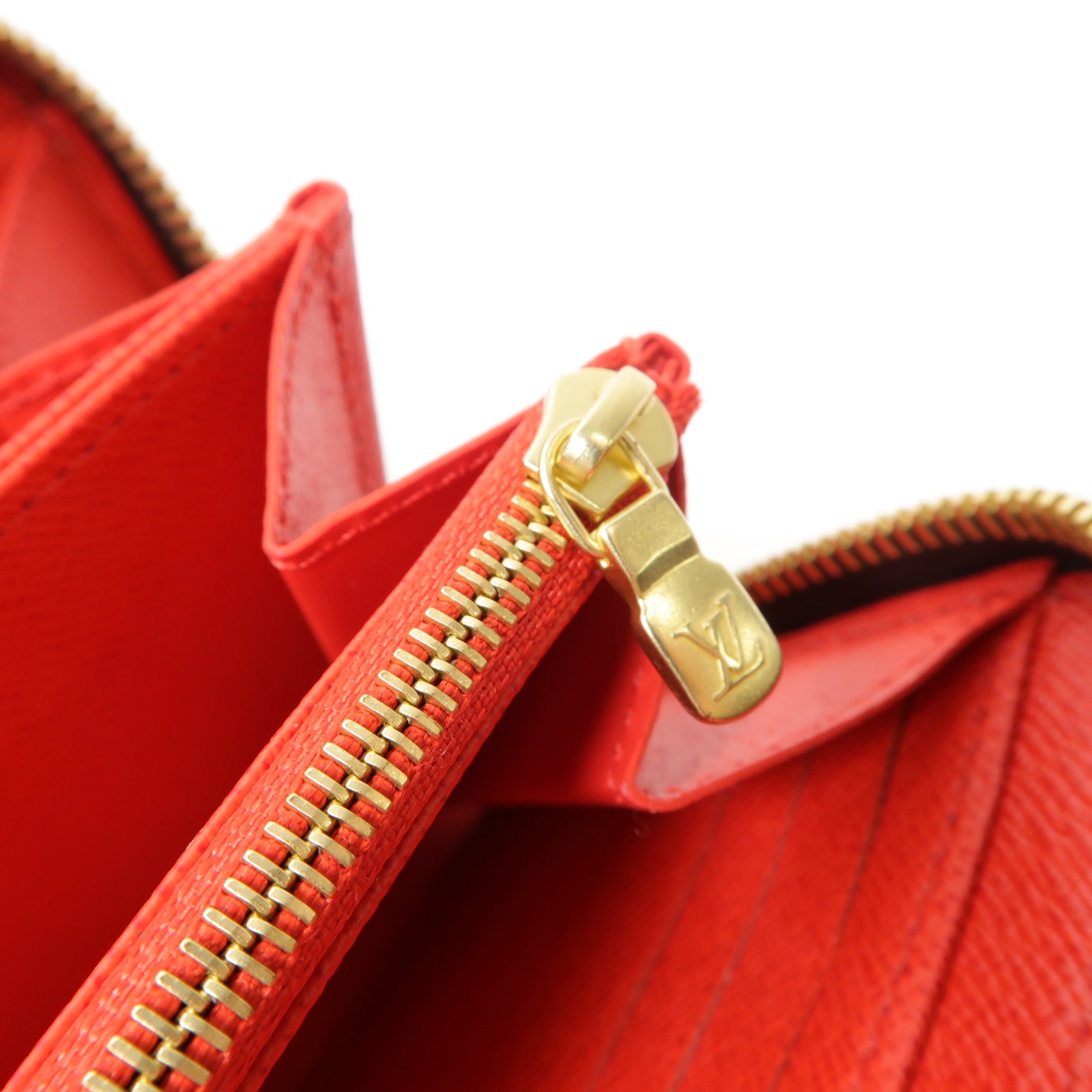 LOUIS VUITTON Monogram Portefeuille Zippy Wallet金扣長錢包棕色
