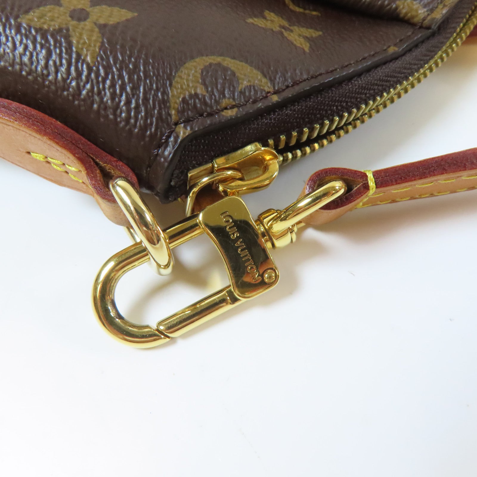 LOUIS VUITTON Monogram Rivoli MM 2 Way Shoulder金扣手挽肩背兩用袋啡色
