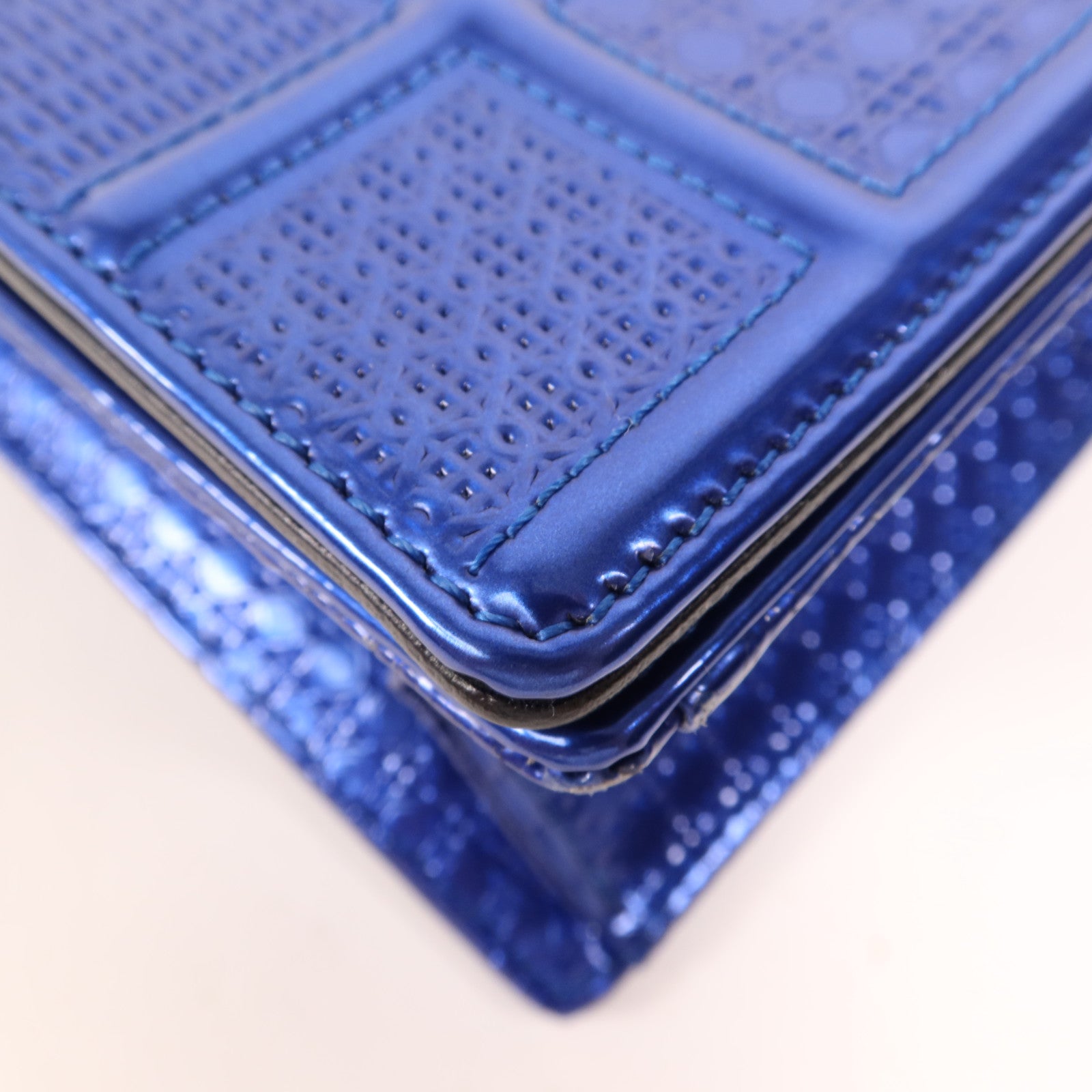 Dior 漆皮皮革Diorama金扣鏈帶肩背袋