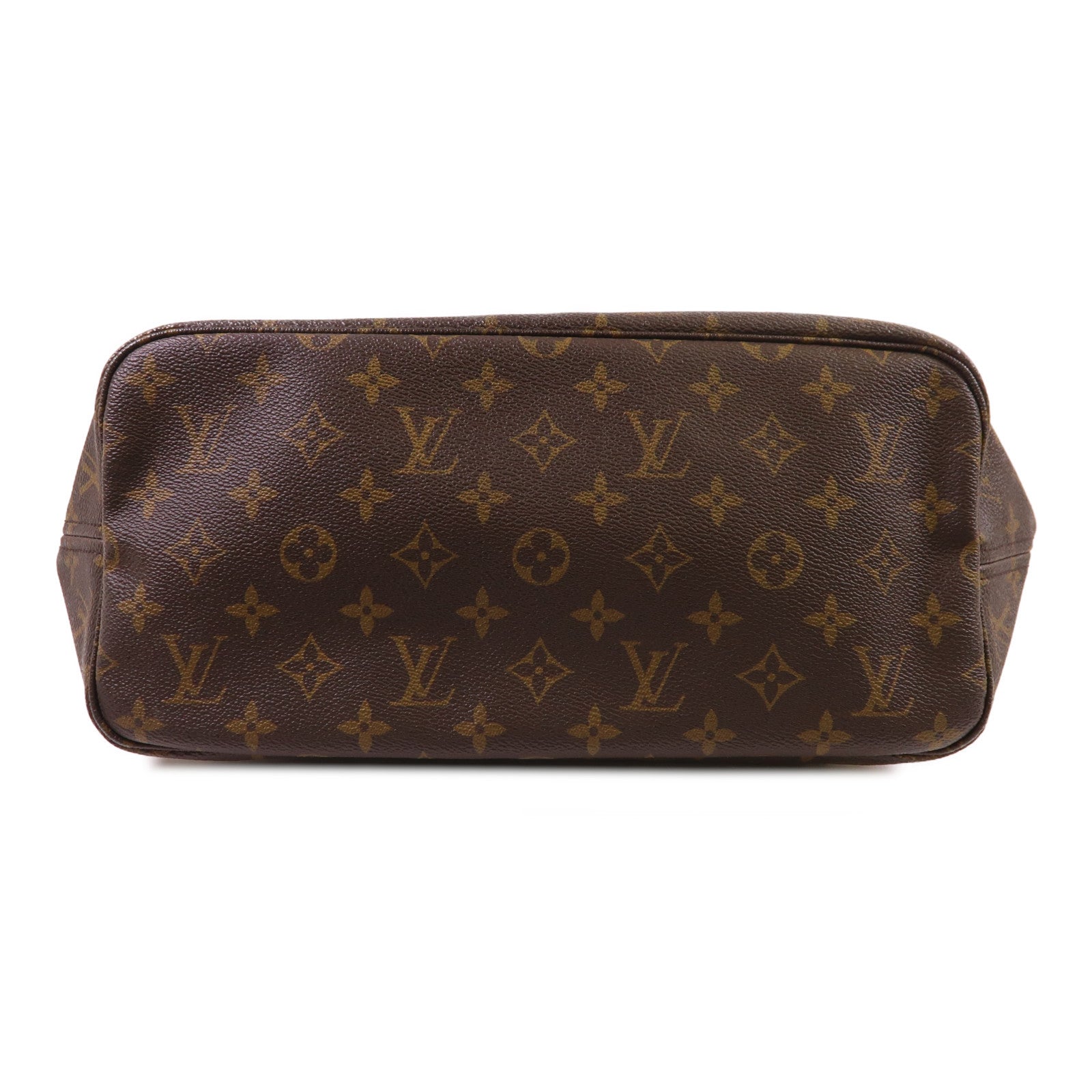 LOUIS VUITTON Monogram Neverfull MM金扣手挽袋